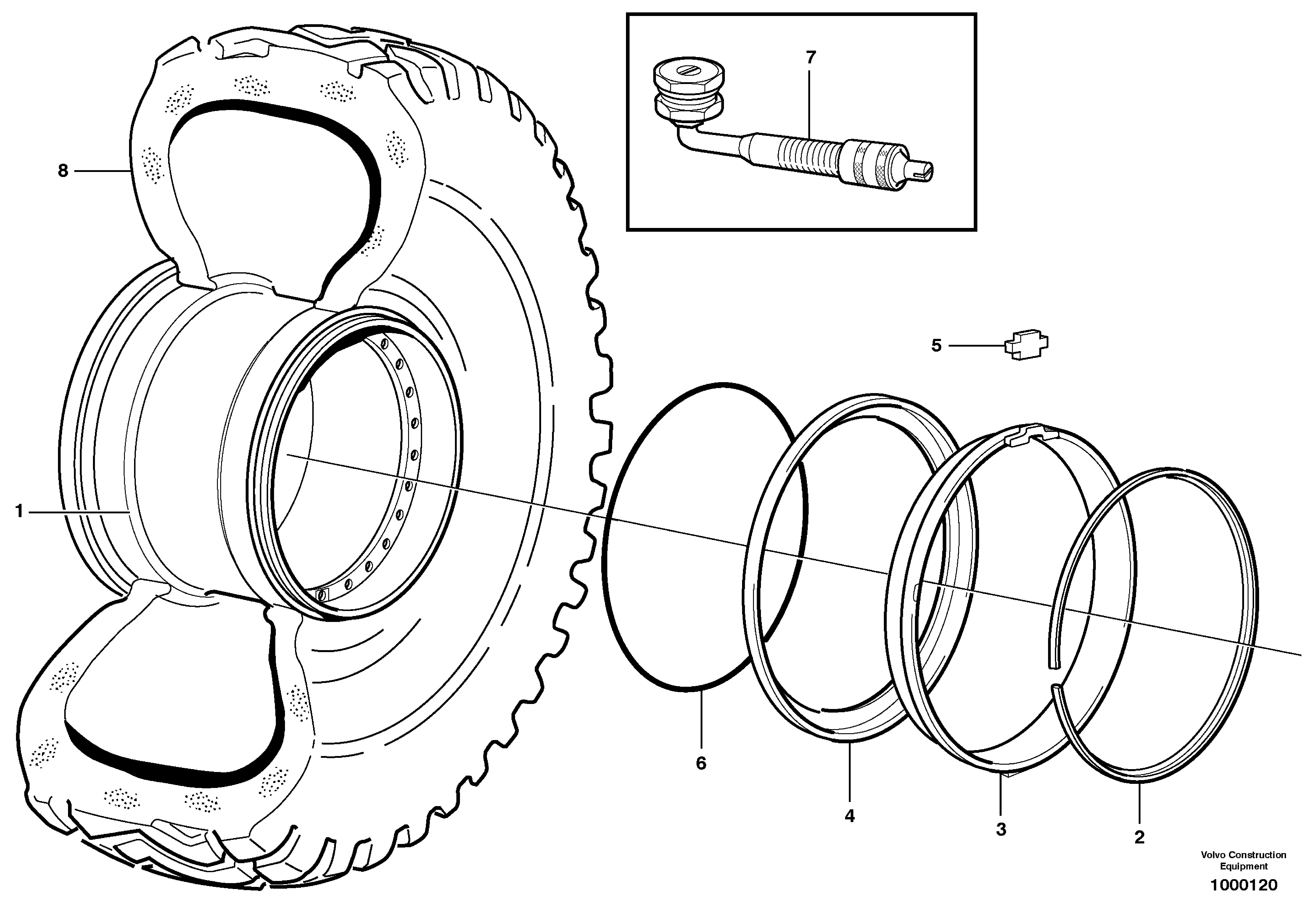 Wheel — volvo parts diagram