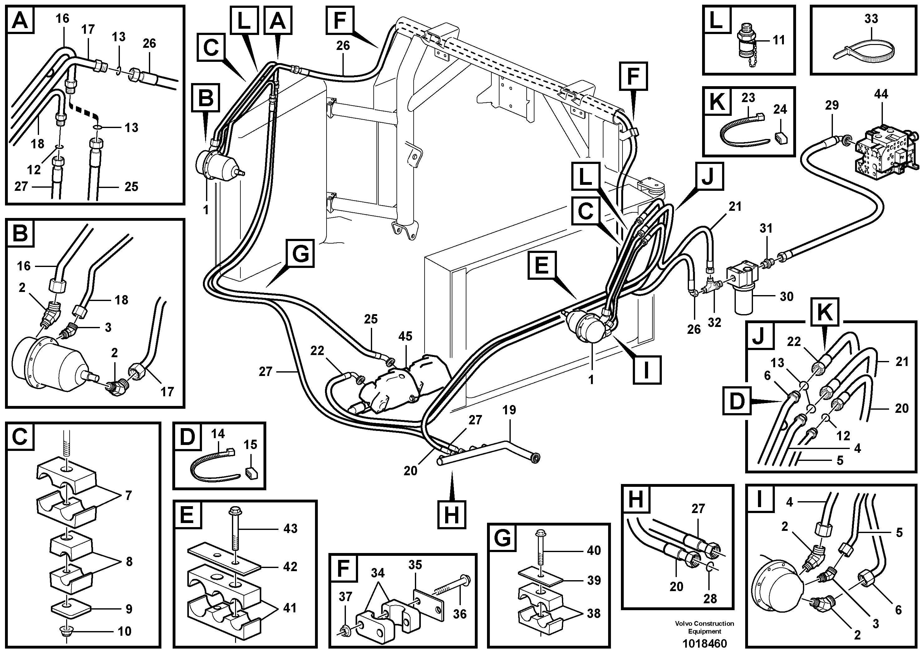 Fan drive  S/N 14001 -, 74001 - BRA — volvo parts diagram