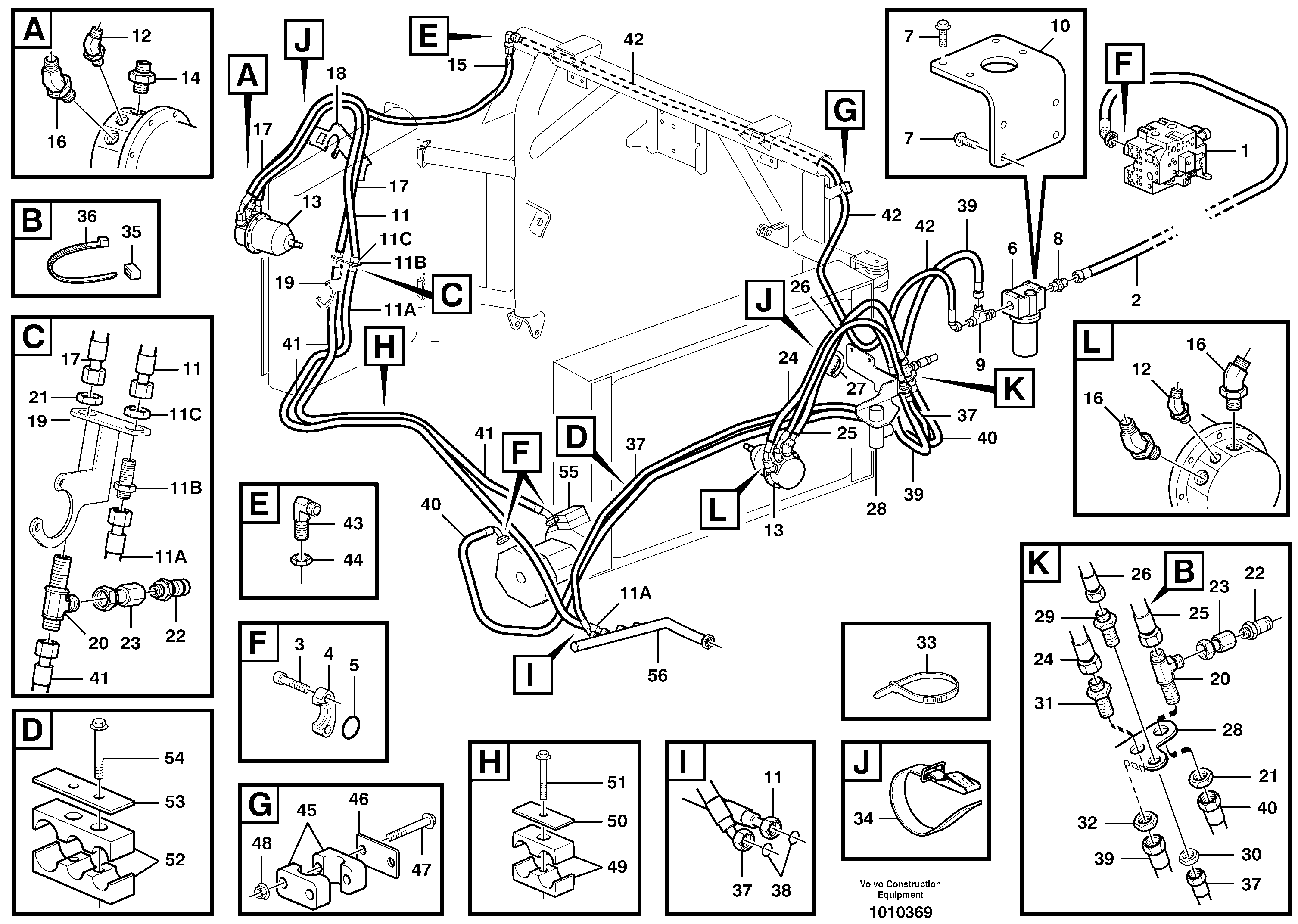 Fan drive  S/N - 14000, - 74000 BRA — volvo parts diagram