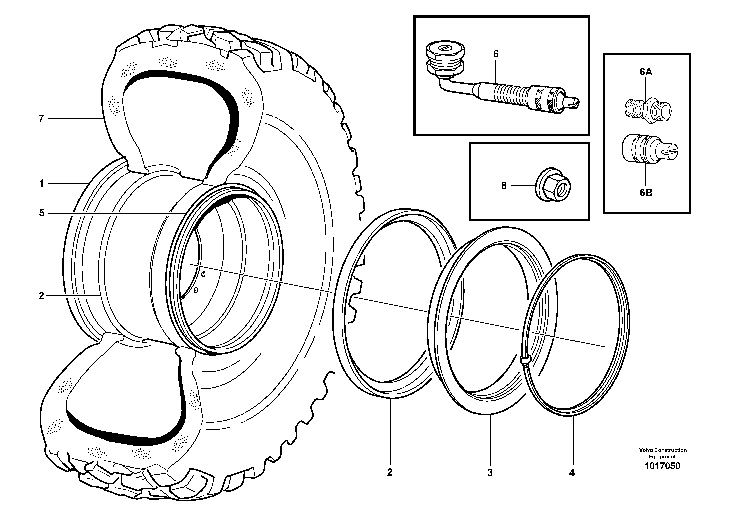 Wheel — volvo parts diagram