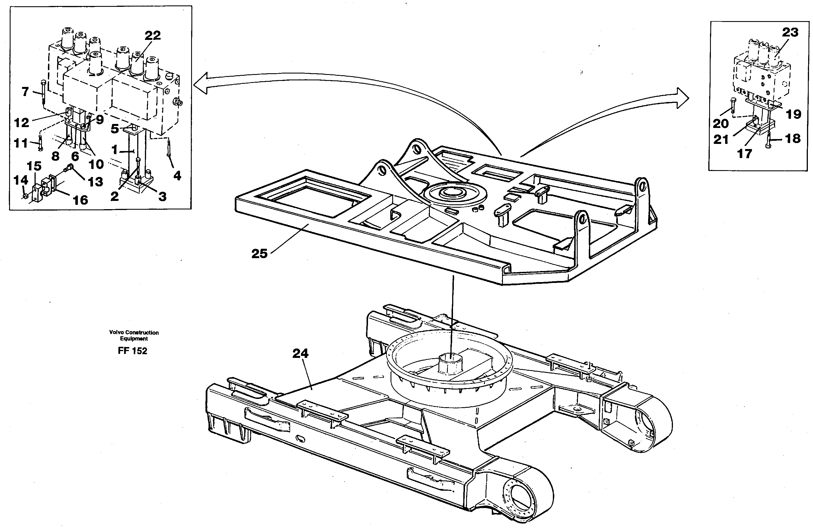Superstructure and undercarrige — volvo parts diagram