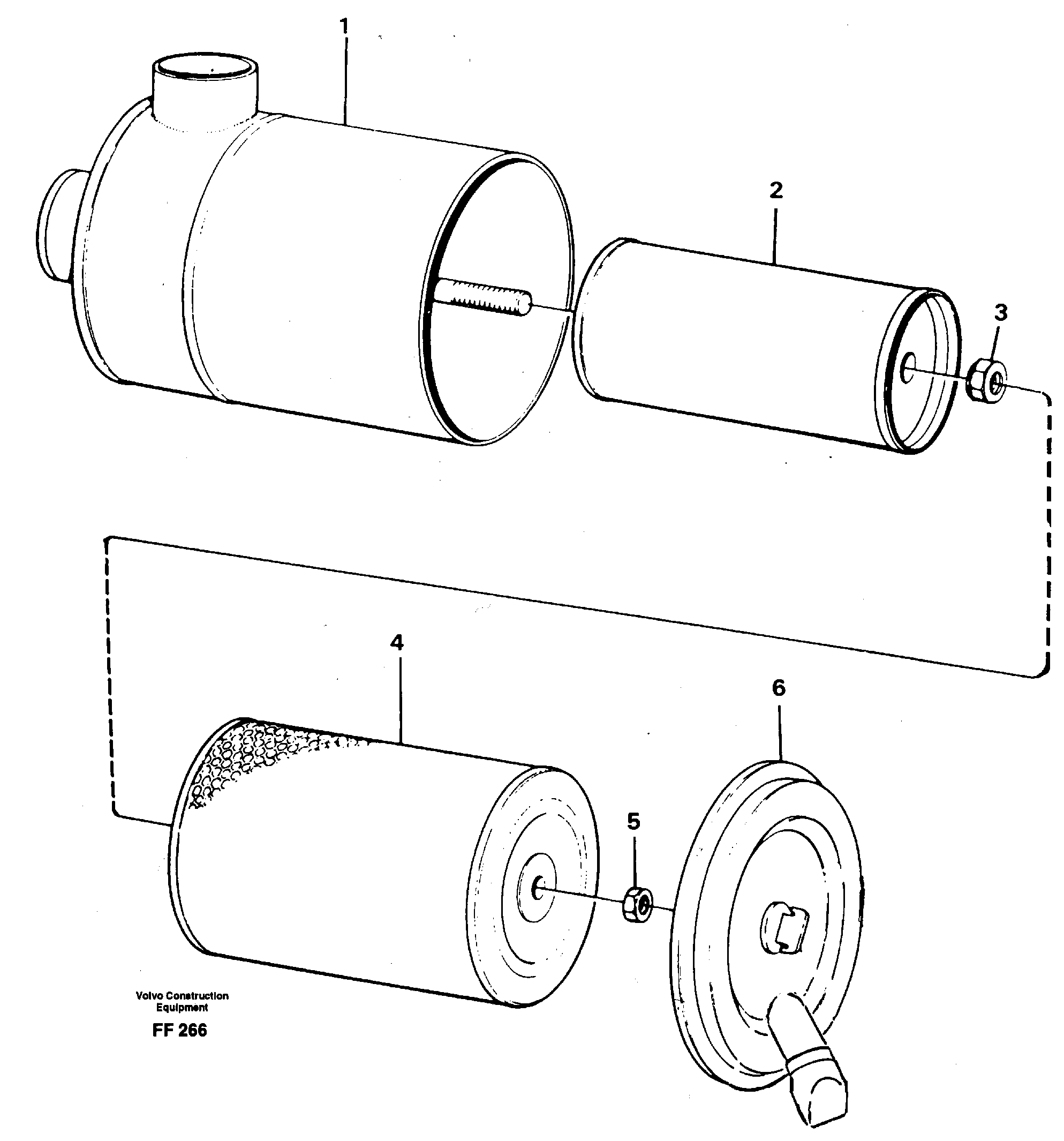 Air filter — volvo parts diagram