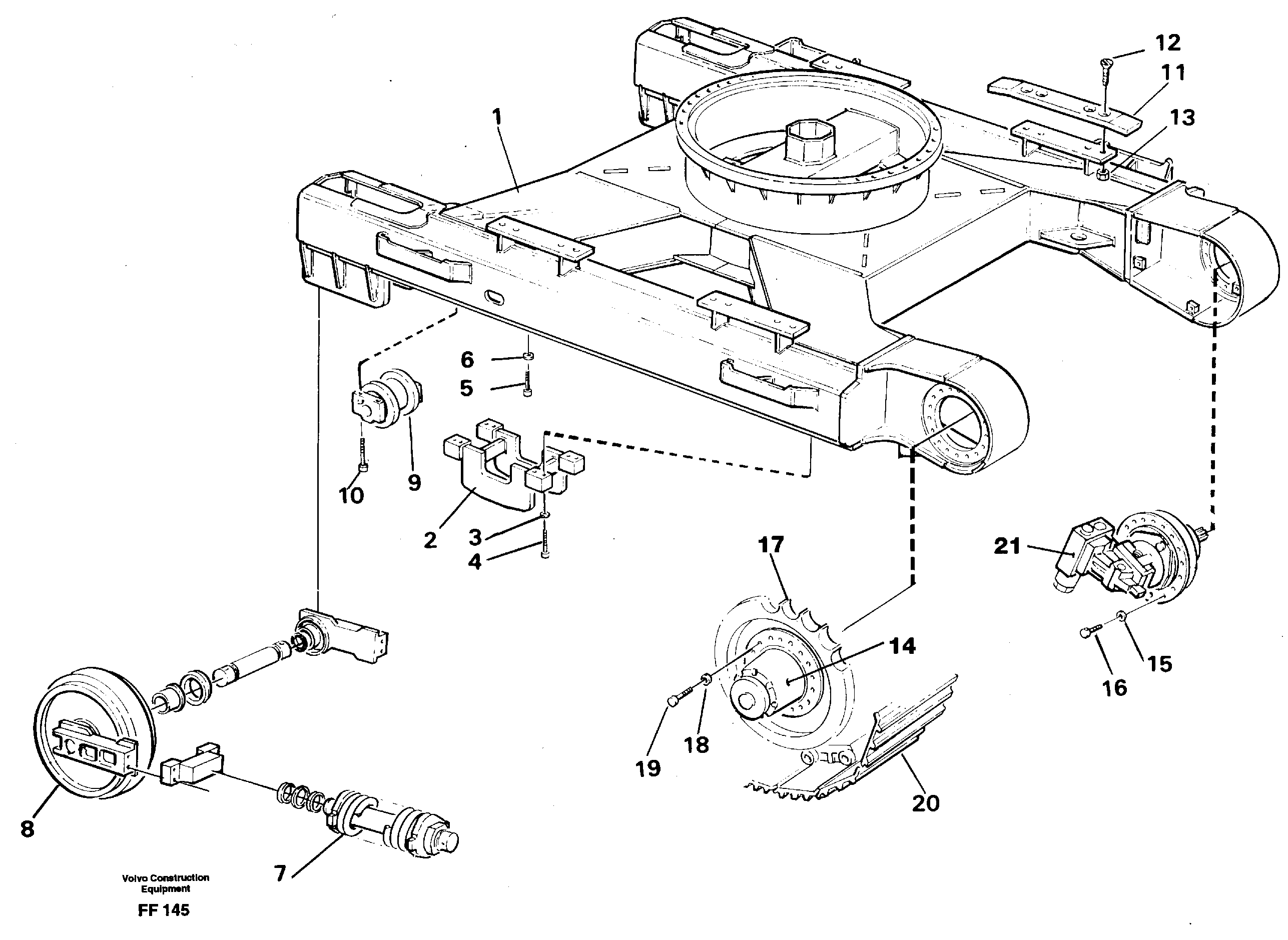 Undercarriage — volvo parts diagram