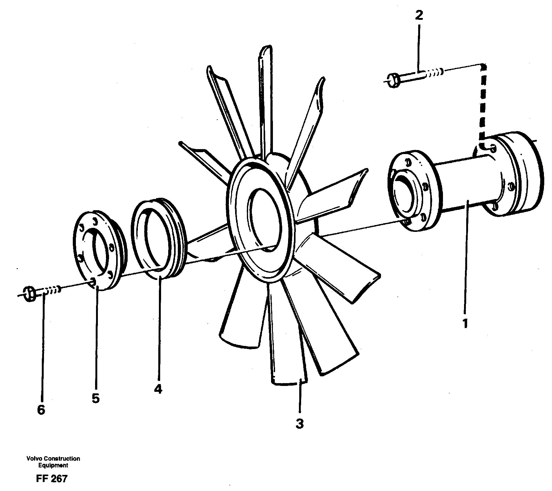Fan — volvo parts diagram