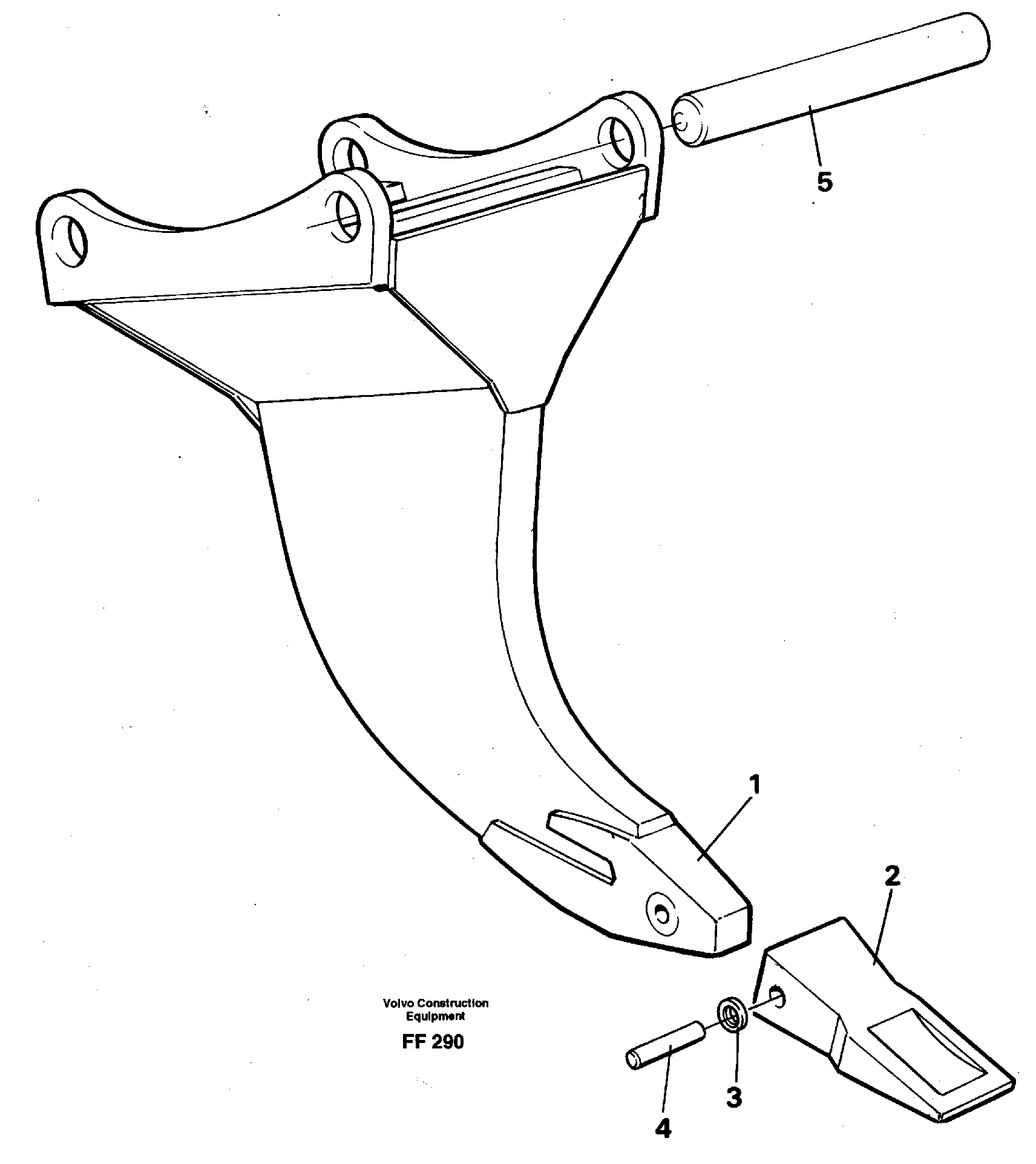 Ripper  14259270 — volvo parts diagram