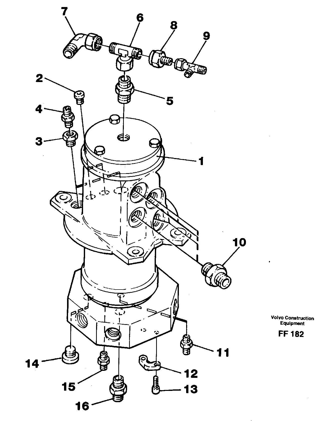 Centre passage incl. connections — volvo parts diagram