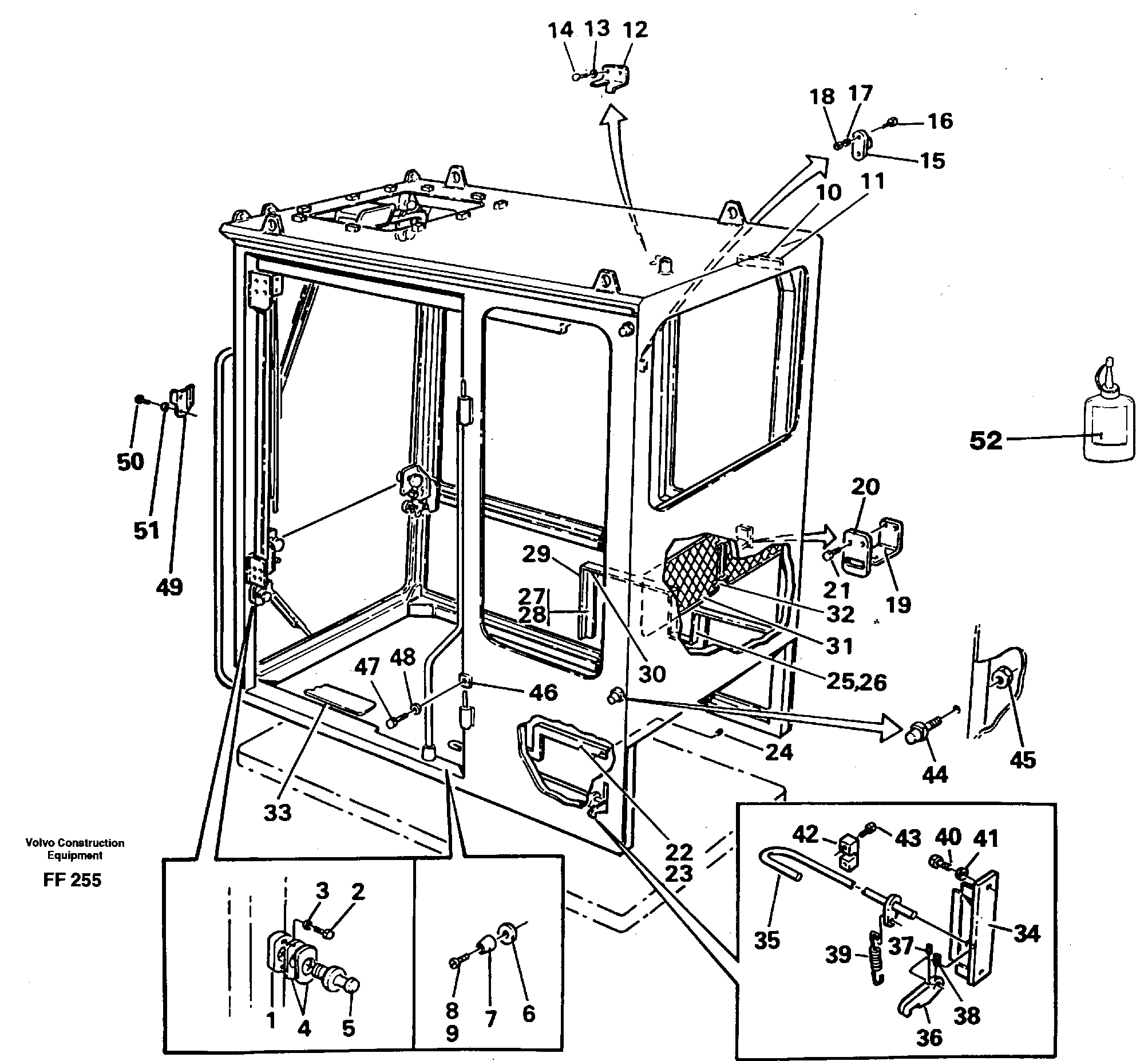 Interior components — volvo parts diagram