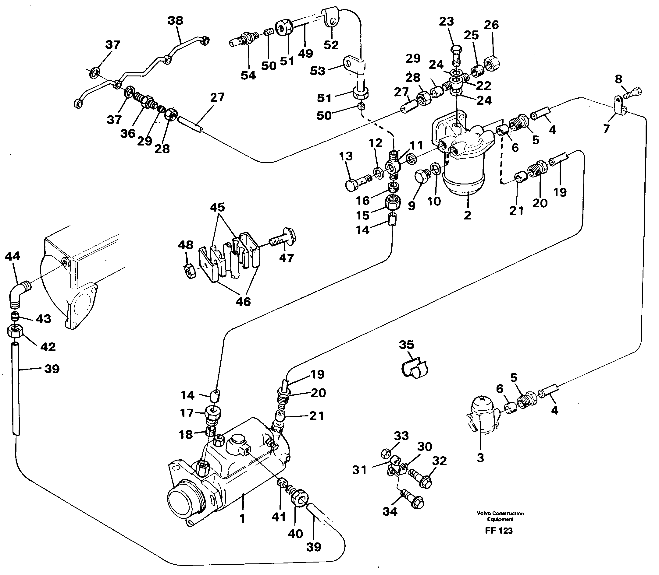 Fuel system: Fuel pump - fuel inject. — volvo parts diagram
