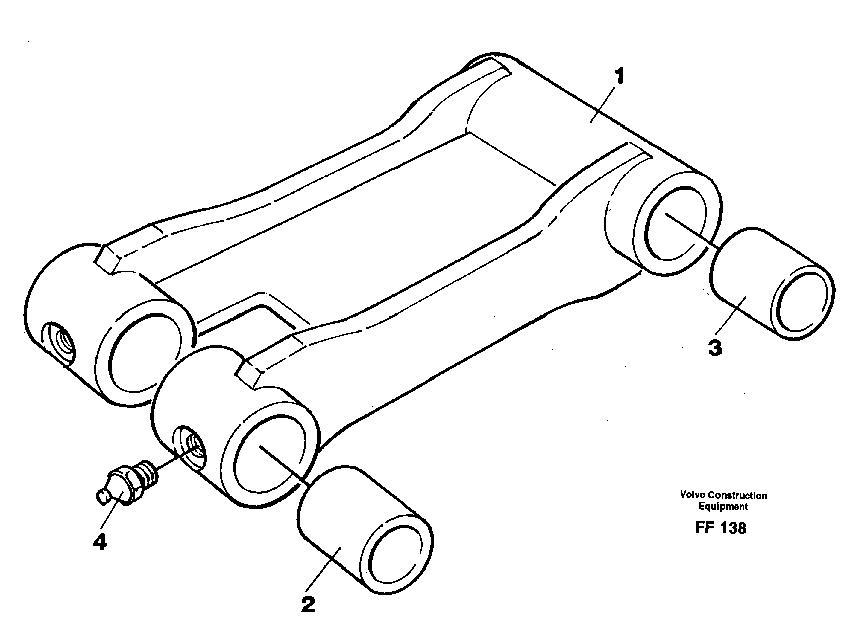 Bucket link  14265569 14341742 — volvo parts diagram