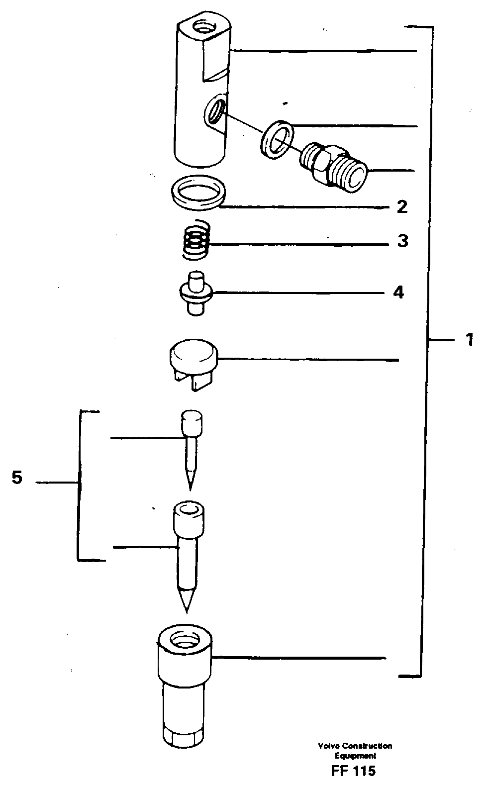 Injector — volvo parts diagram