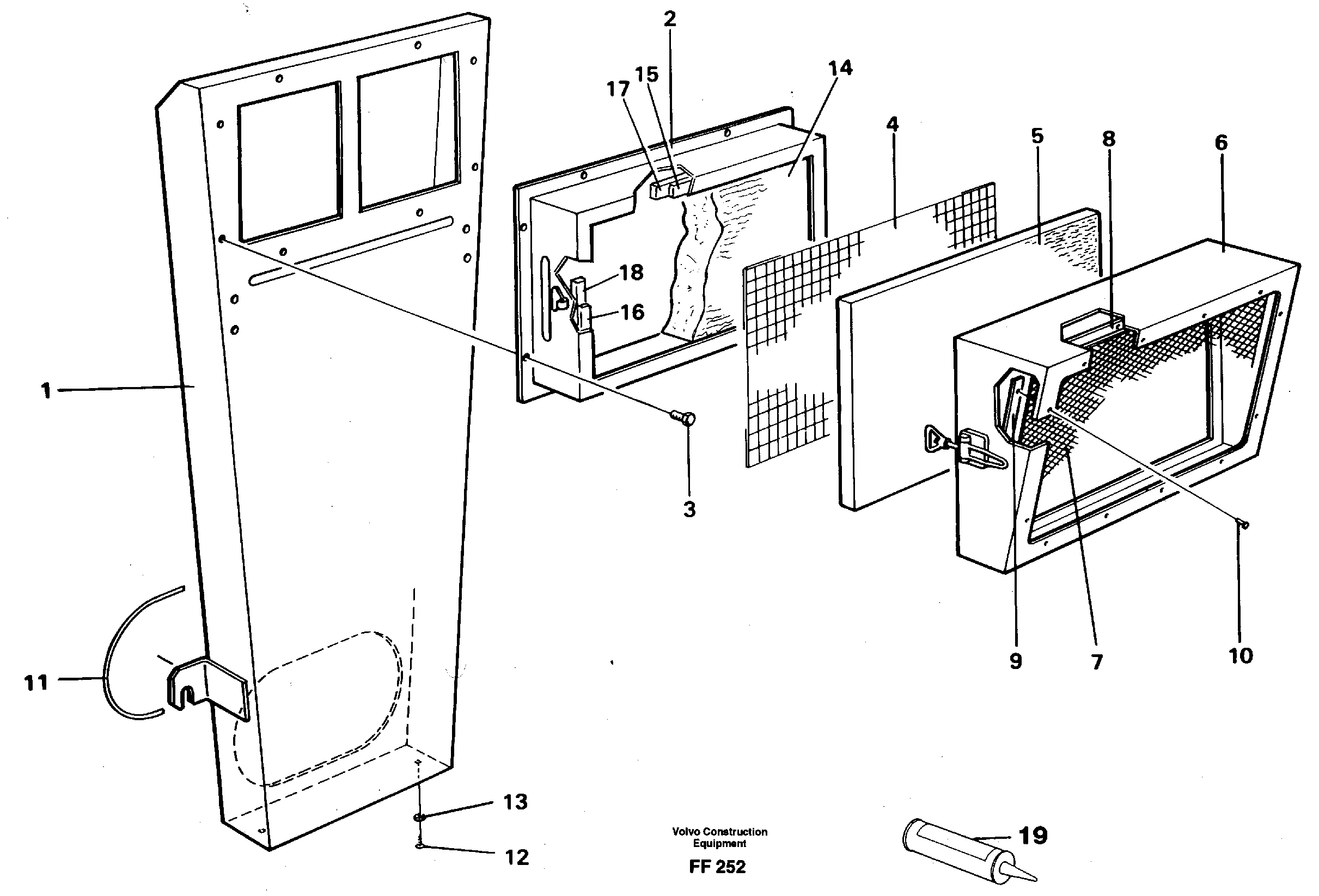 Air inlet — volvo parts diagram