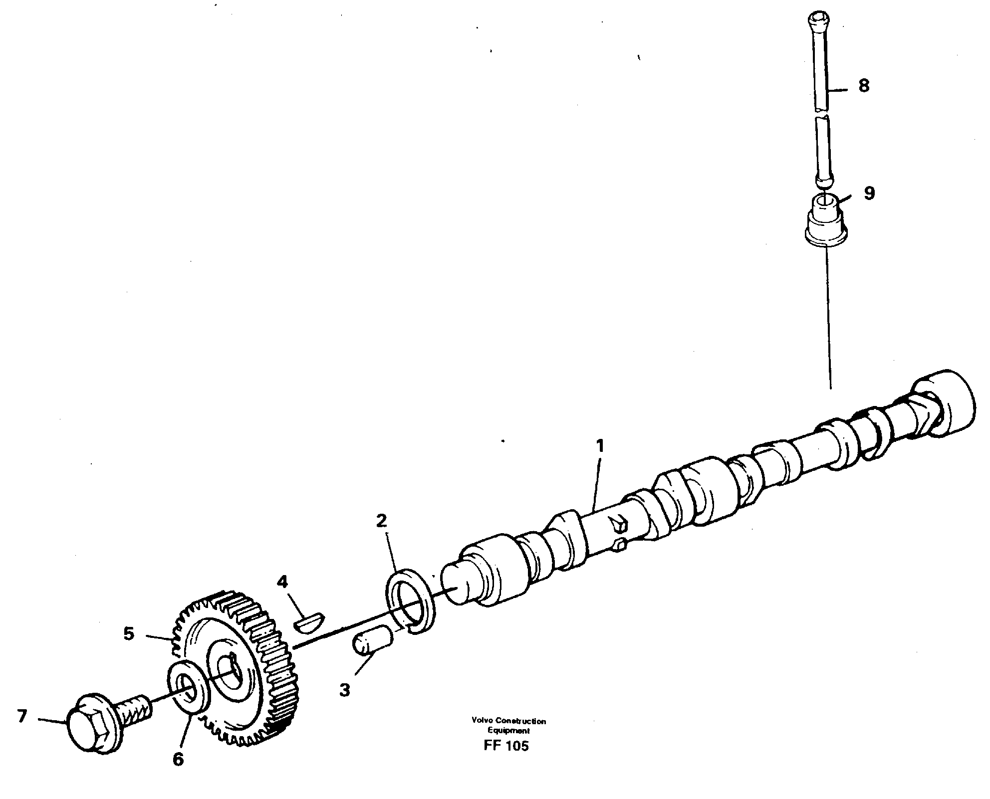 Camshaft — volvo parts diagram