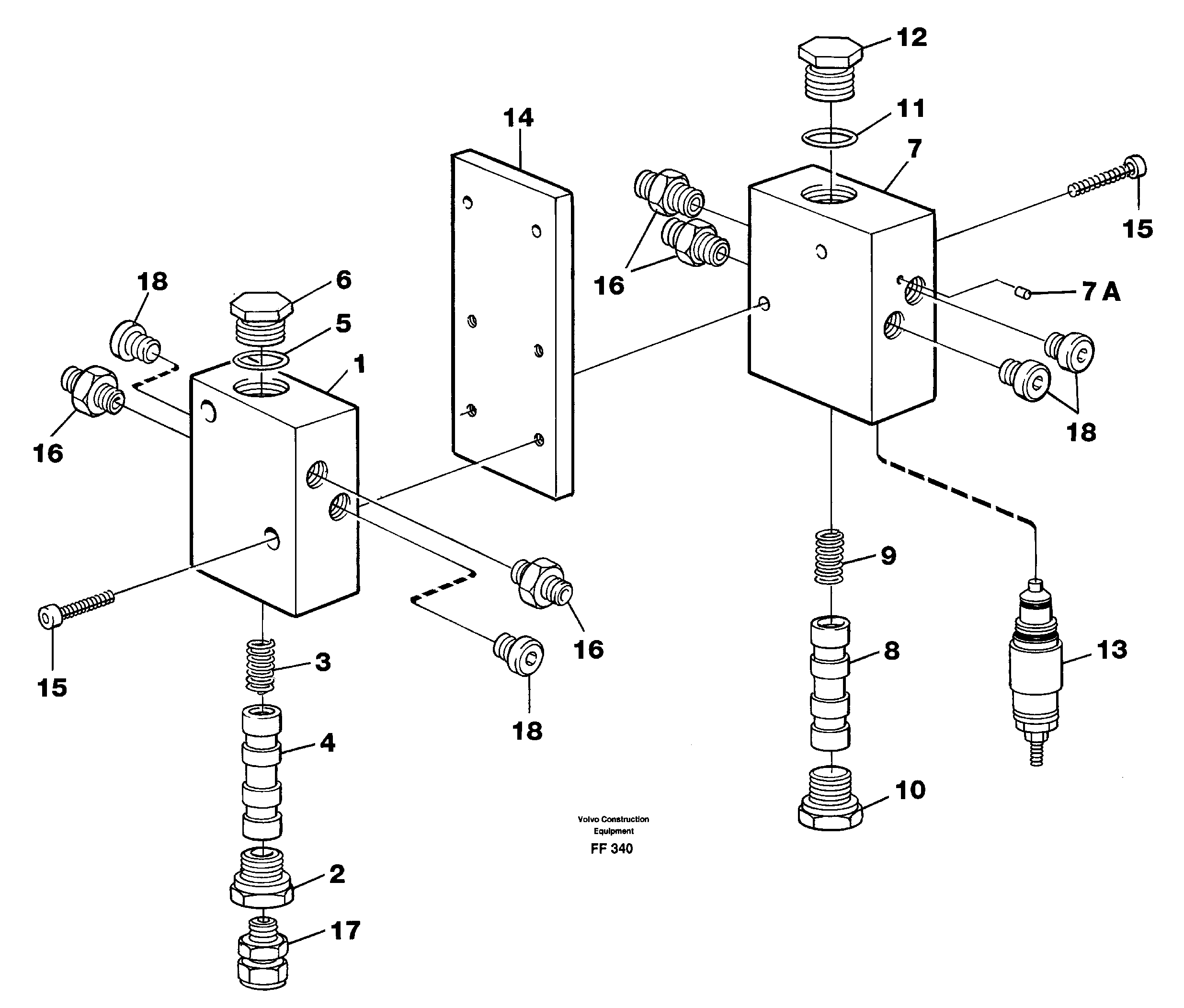 Relay valves  14267971 — volvo parts diagram
