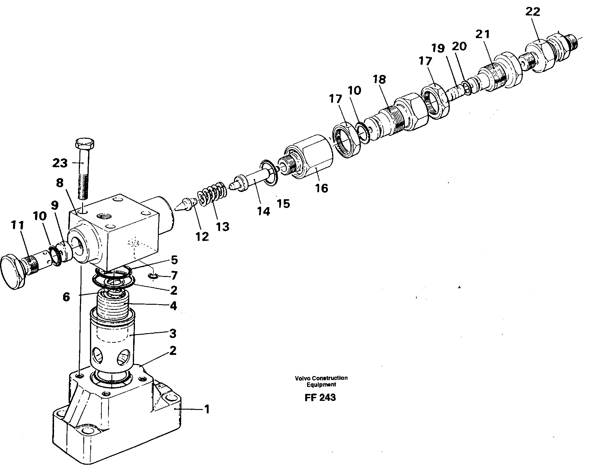 Pressure limiting valve — volvo parts diagram