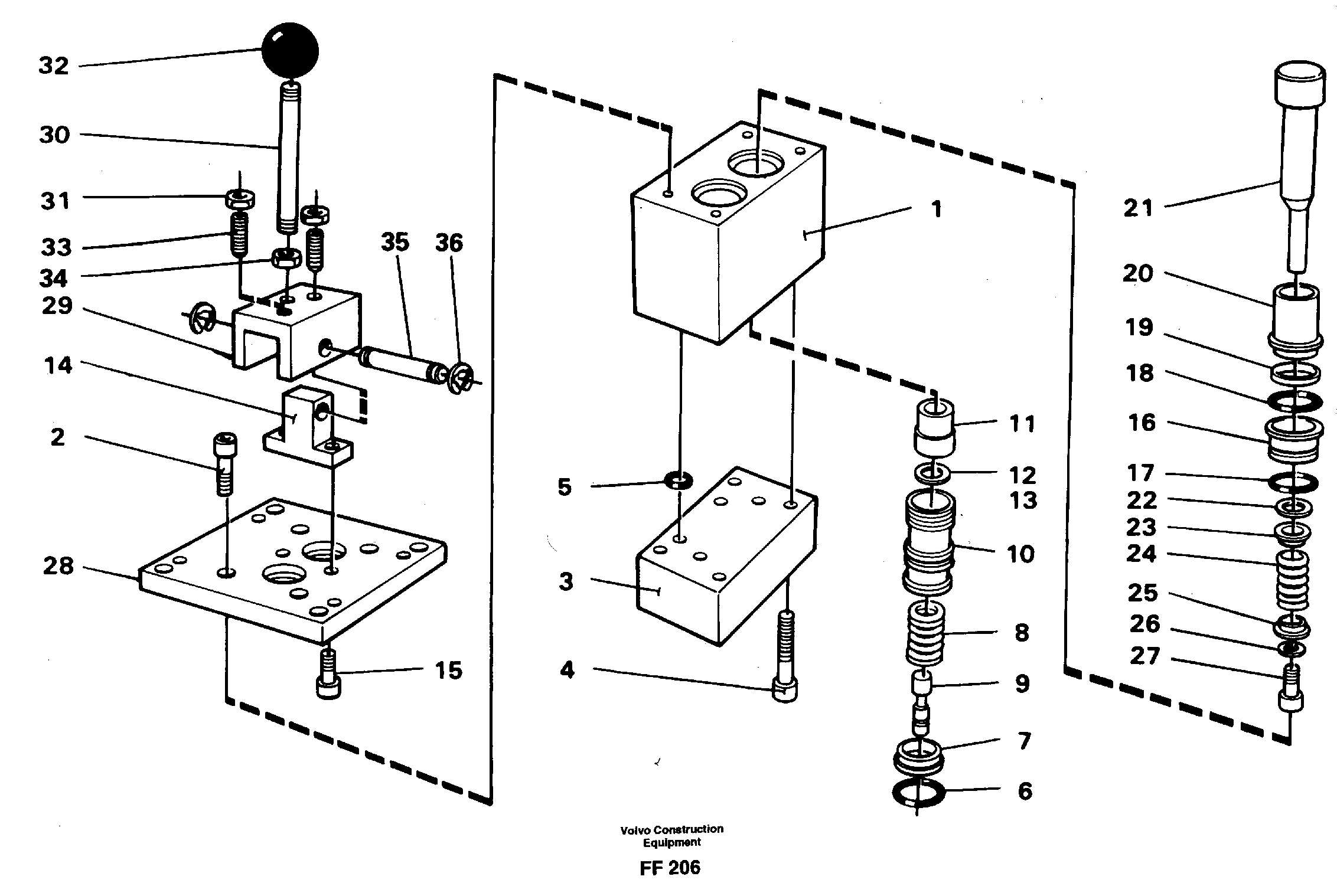 Control pressure valve — volvo parts diagram