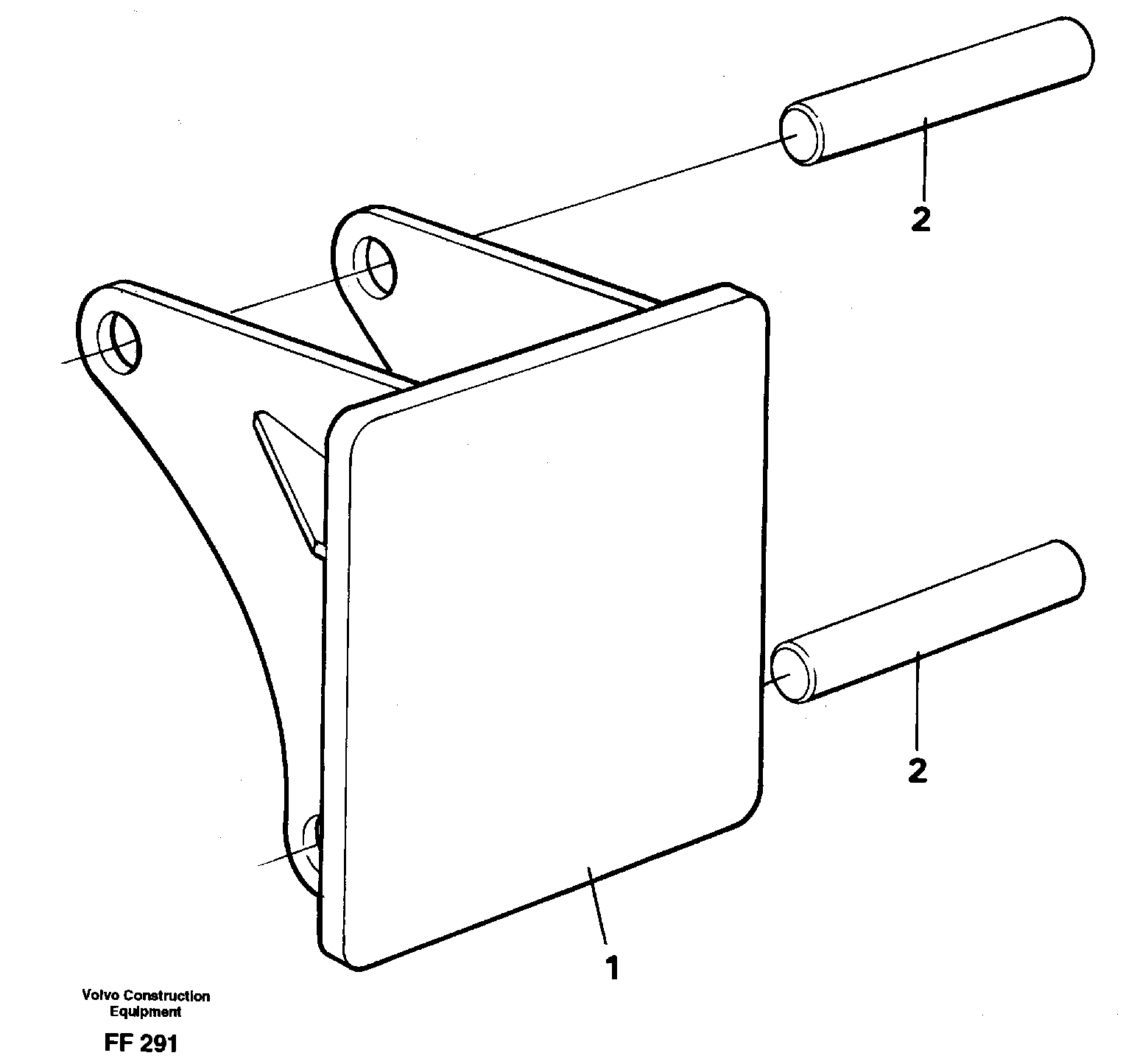 Hammer plate  14258943 — volvo parts diagram
