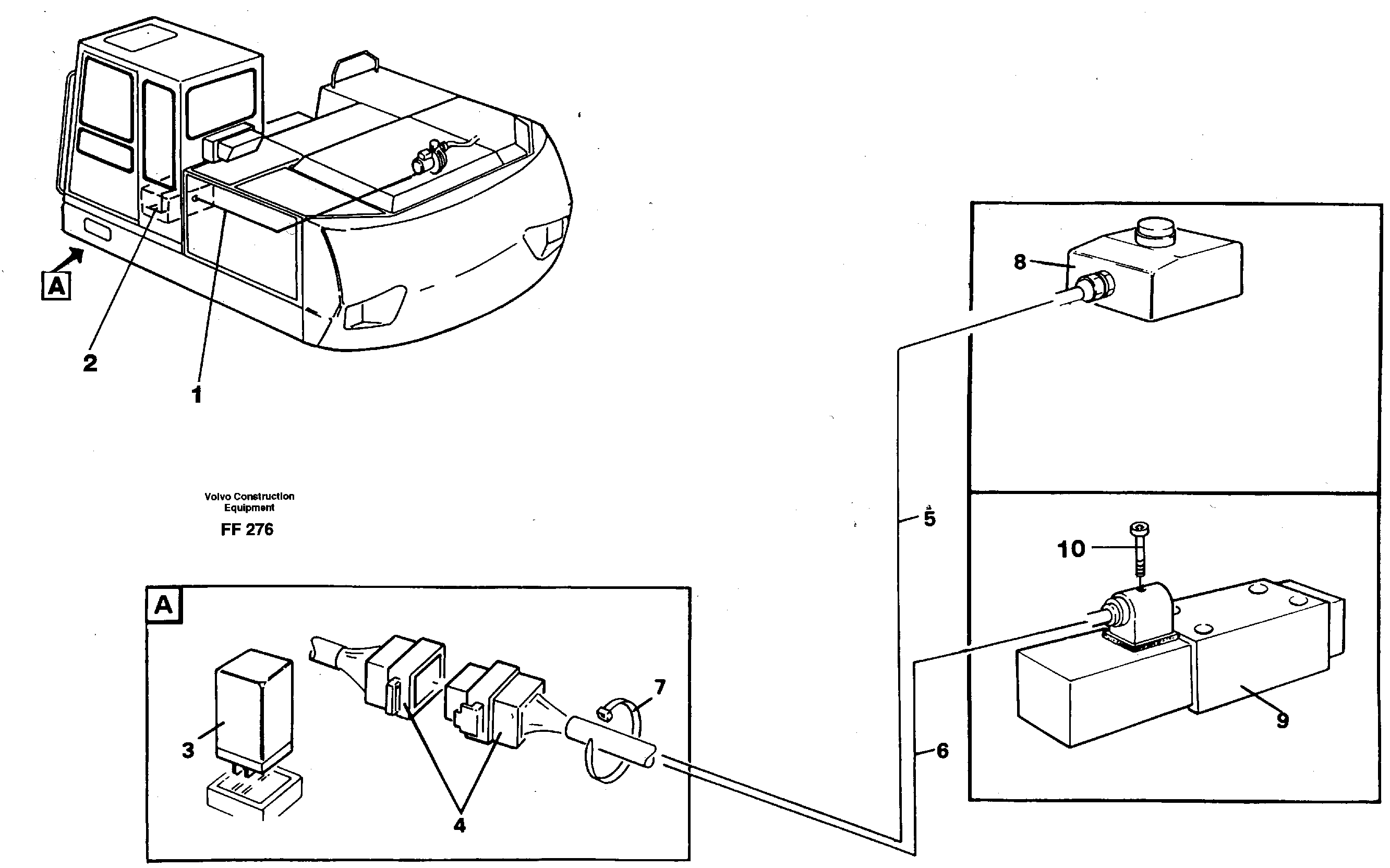 Electric installation, overfilling protection  14259796 — volvo parts diagram