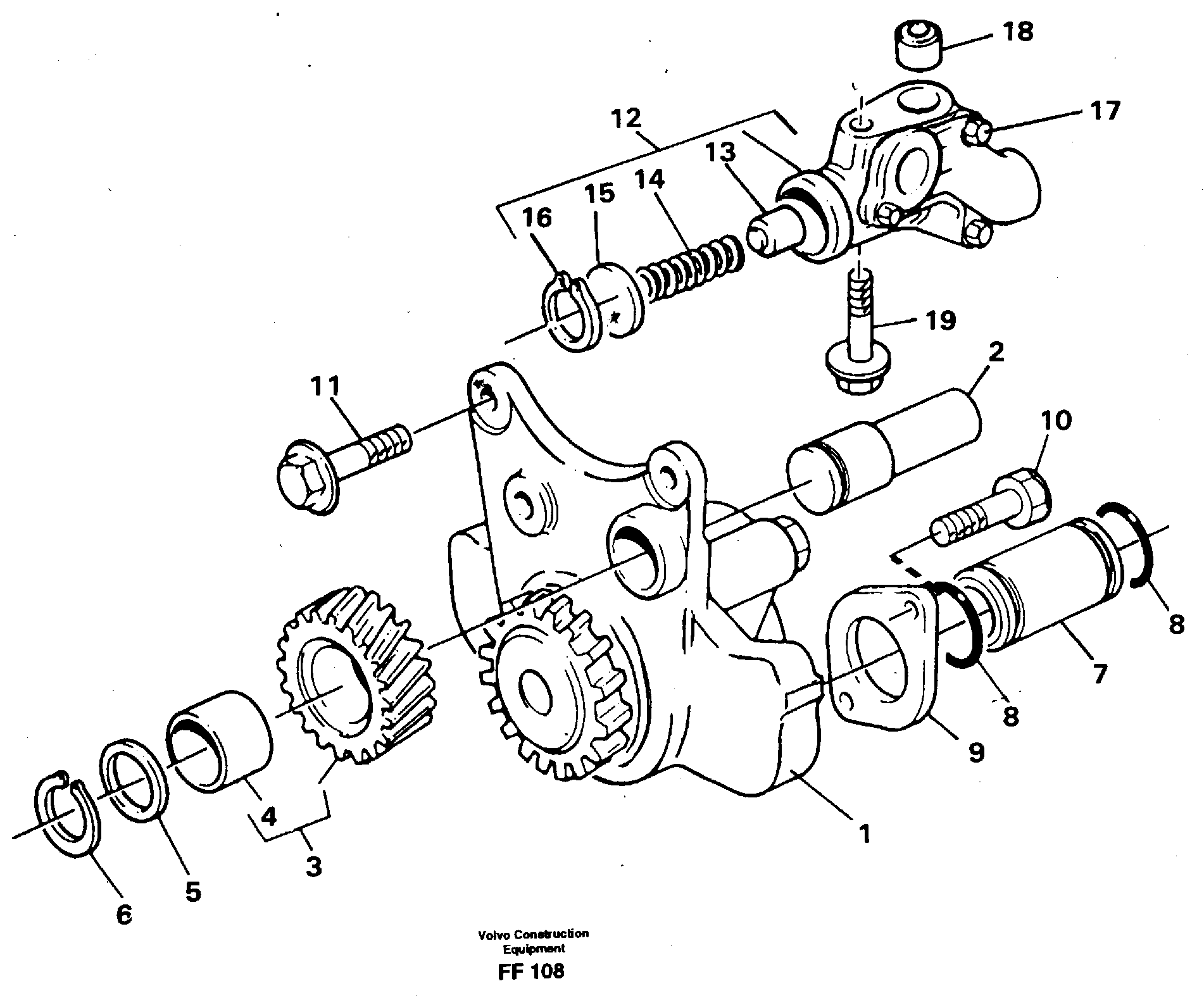 Oil pump — volvo parts diagram