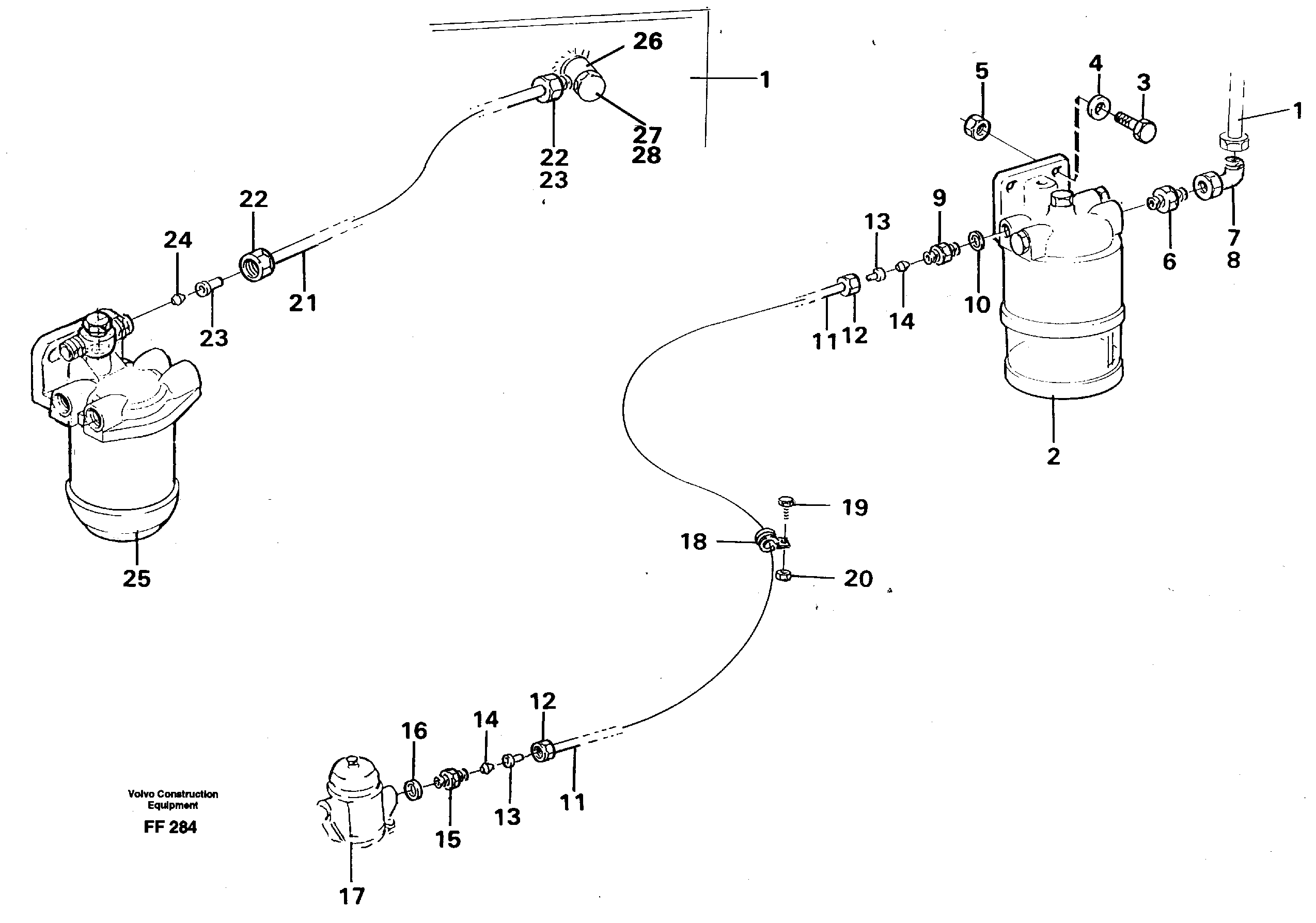 Fuel system: Fuel tank - fuel pump — volvo parts diagram