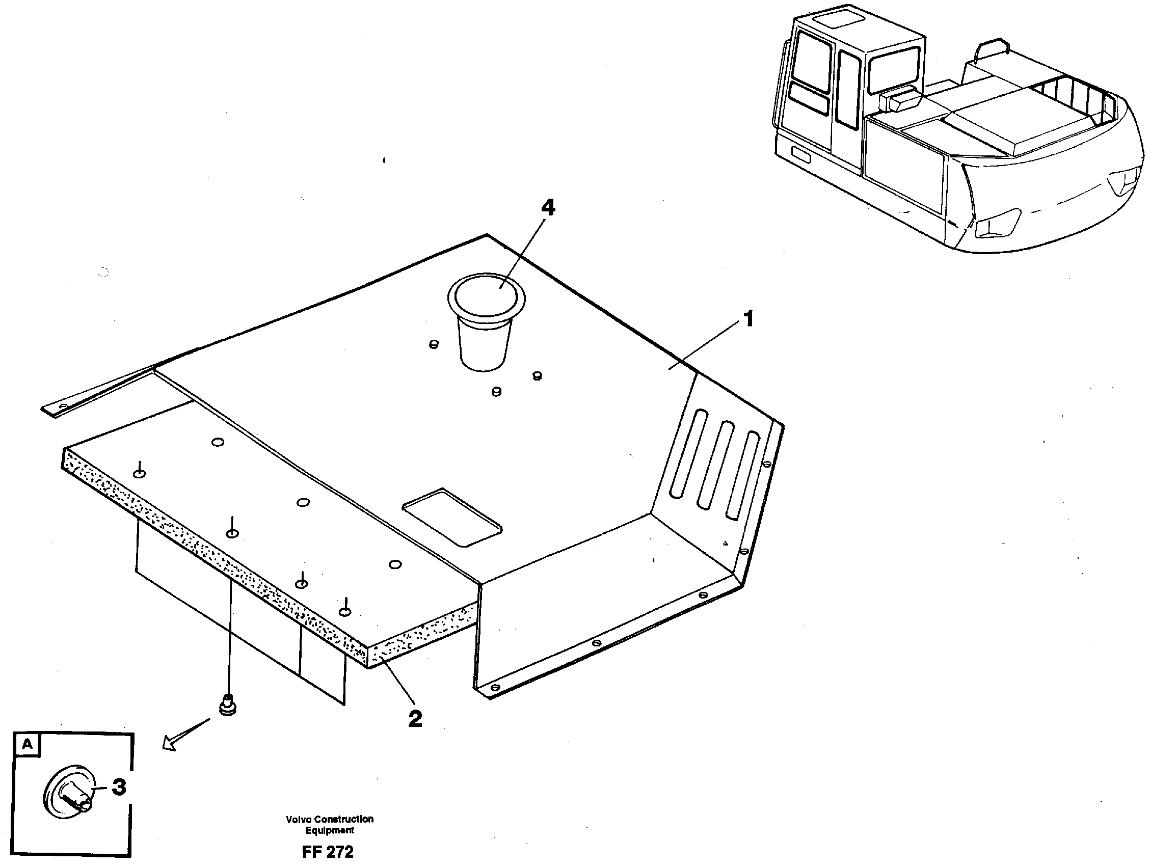 Hatch, air filter — volvo parts diagram