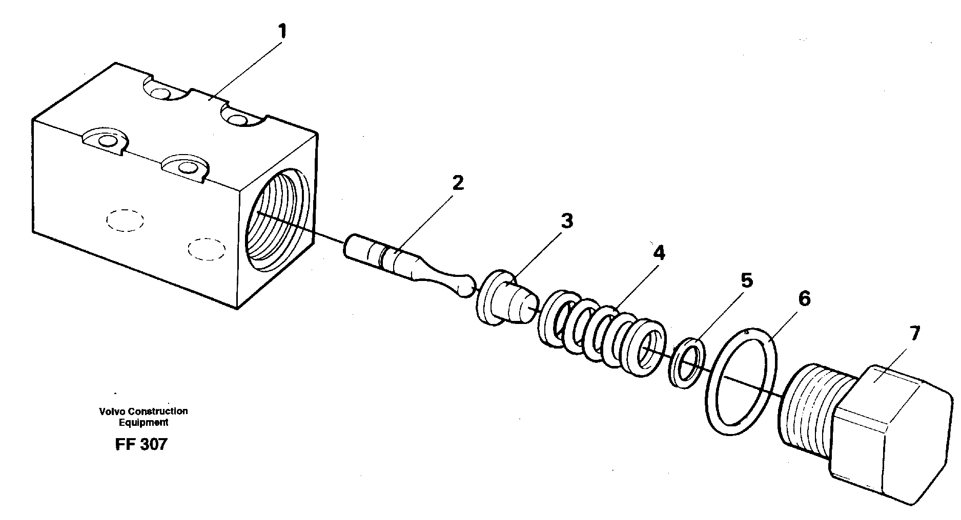 Pressure limiting valve  14267968 — volvo parts diagram