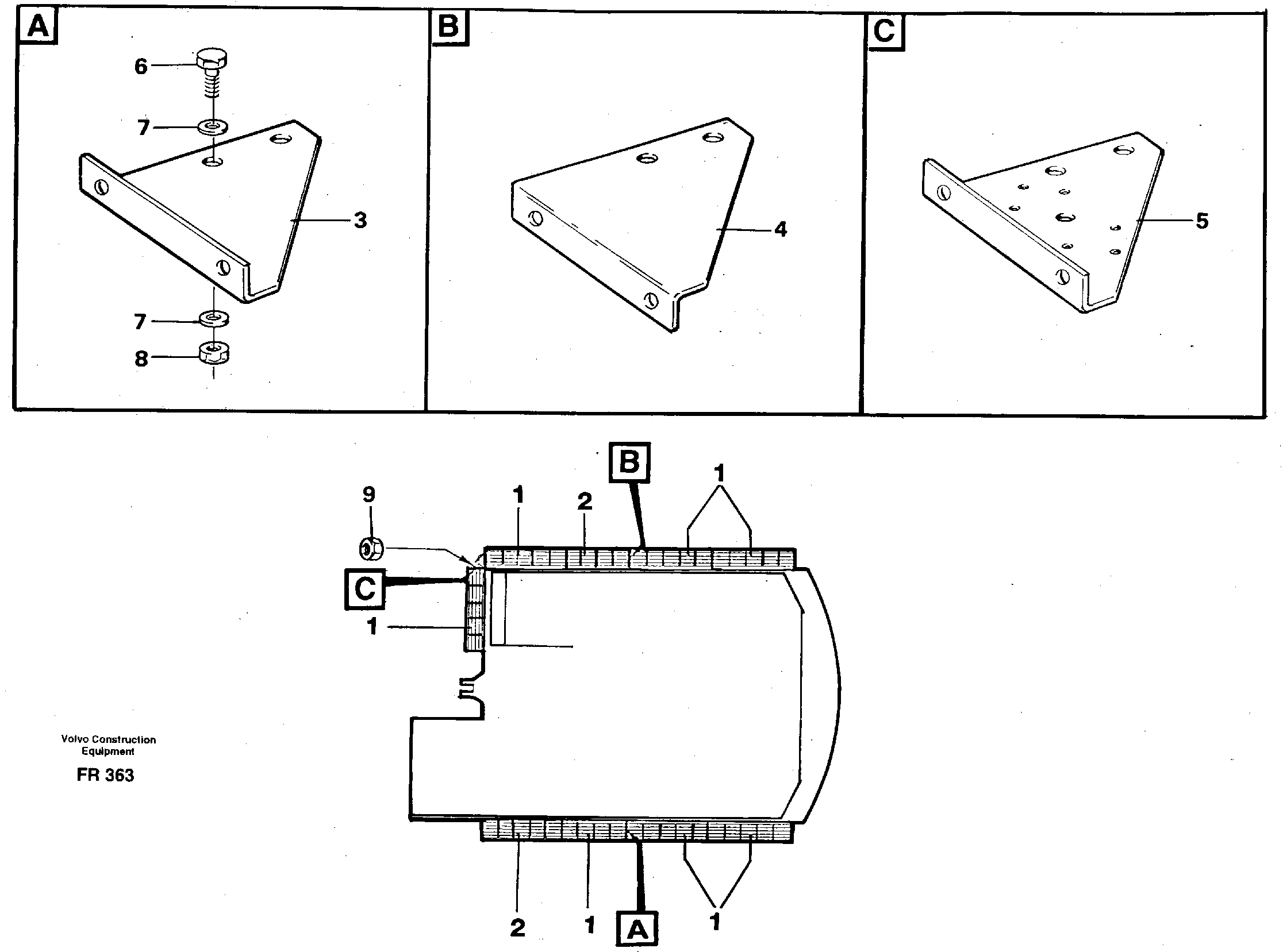 Cat-walk  14258780 — volvo parts diagram