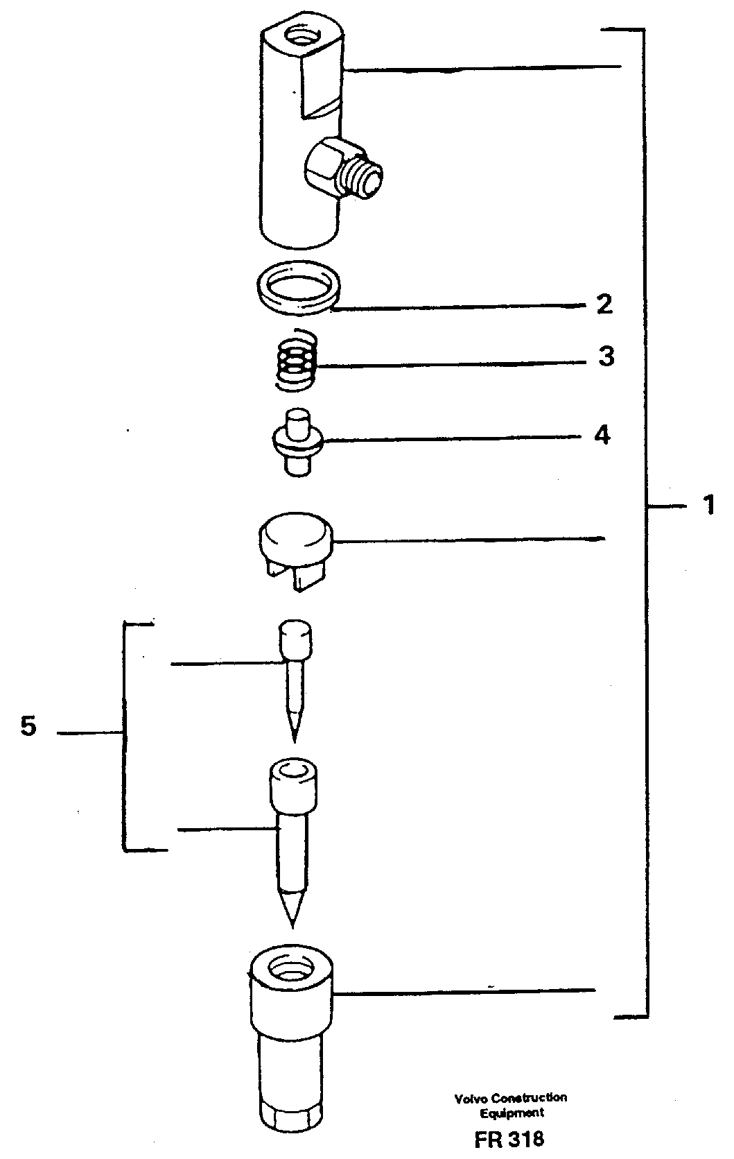 Injector — volvo parts diagram