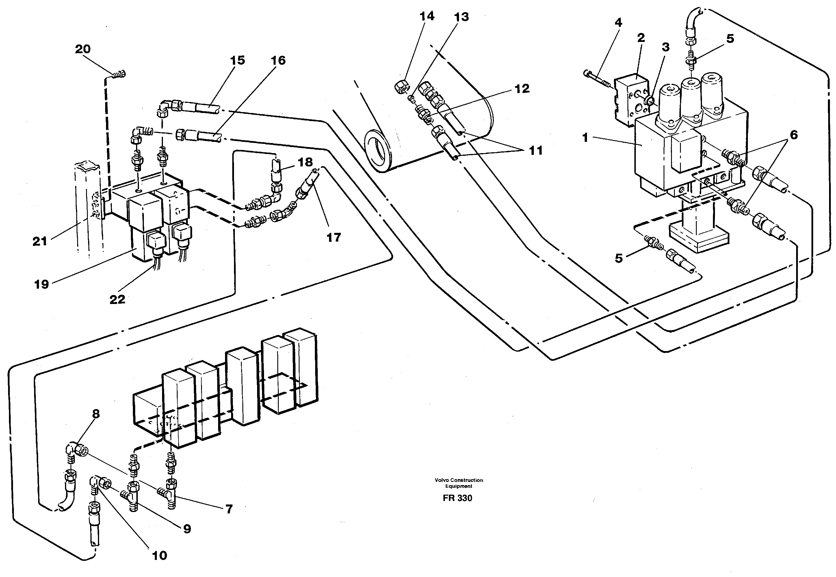 Slope bucket/rotator equipm. for adj.boom in base machine.button-oper.  14264854 — volvo parts diagram