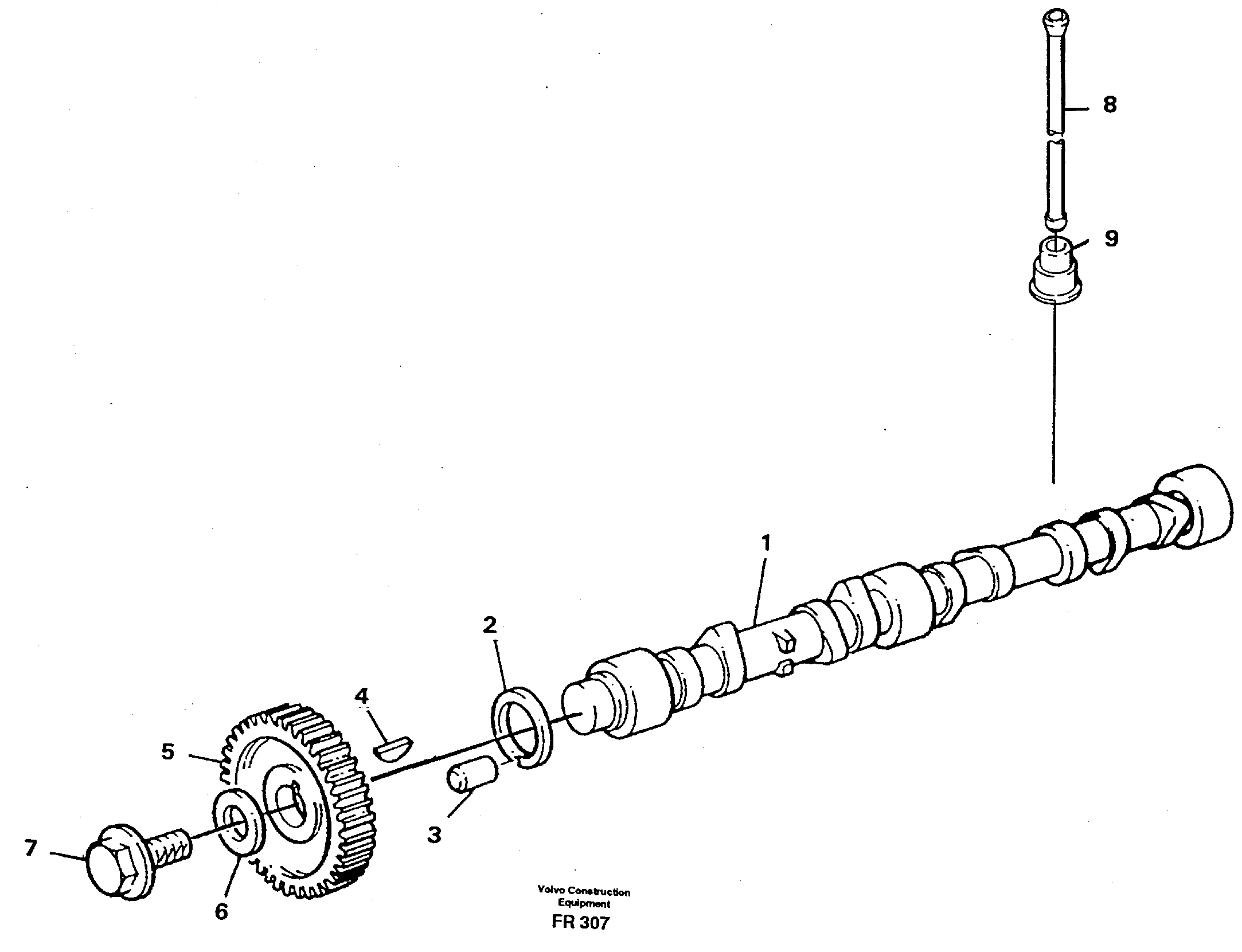 Camshaft — volvo parts diagram