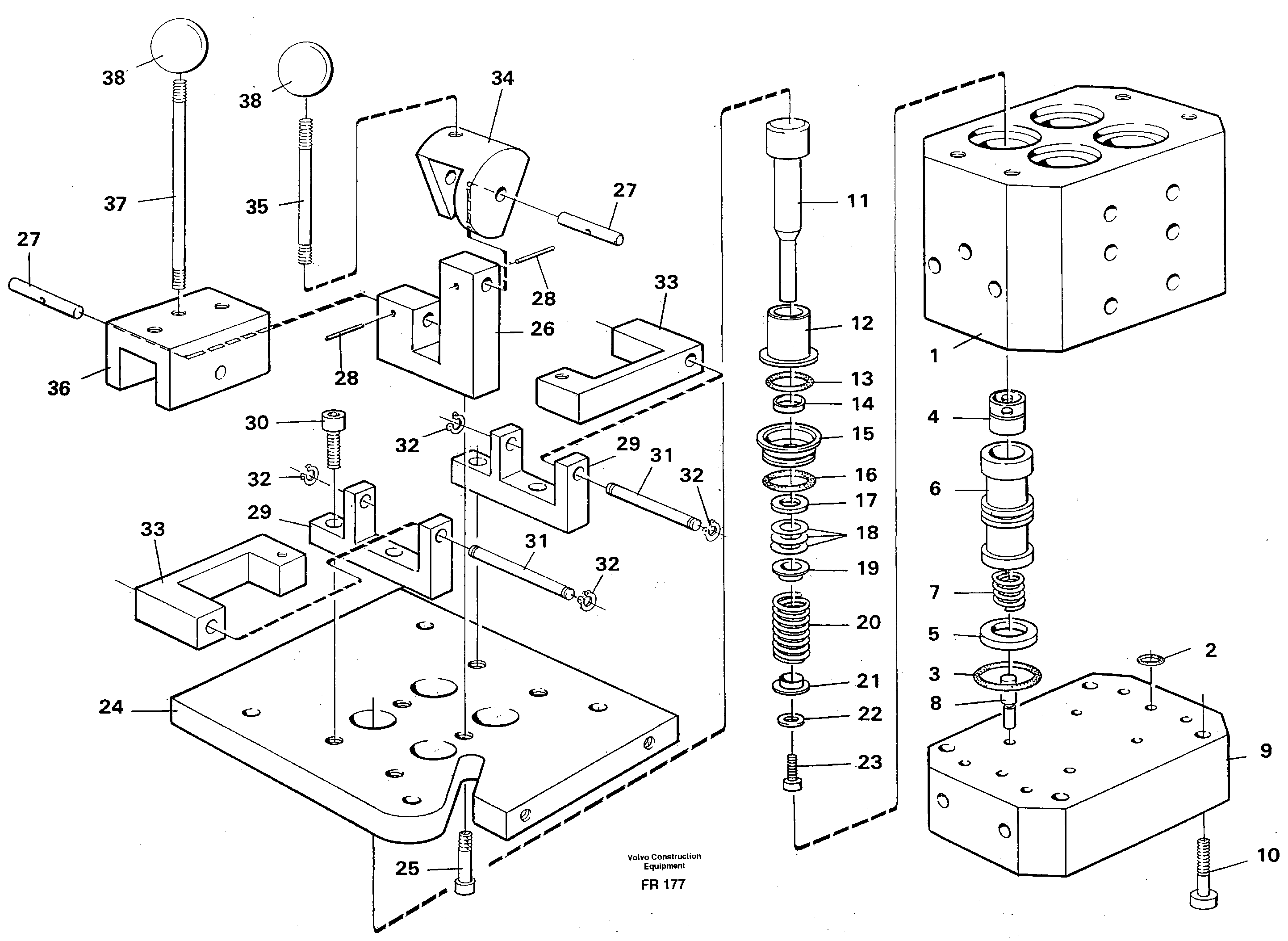 Control pressure valve — volvo parts diagram