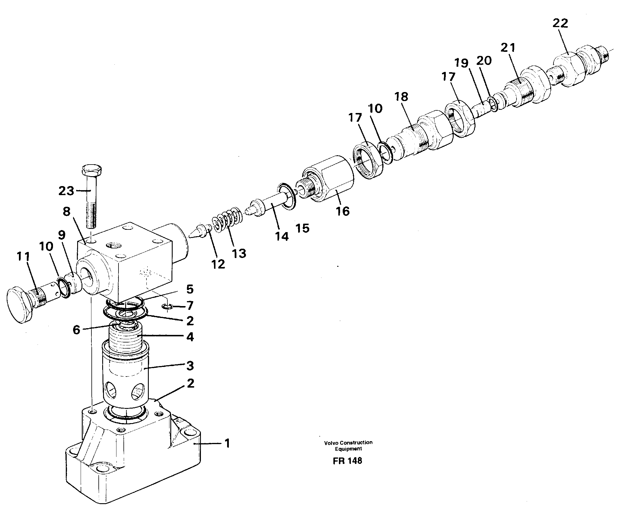 Pressure limiting valve — volvo parts diagram