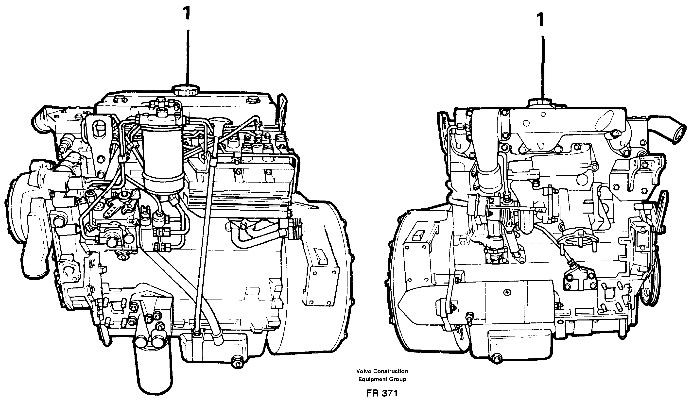 Engine TD40GB — volvo parts diagram