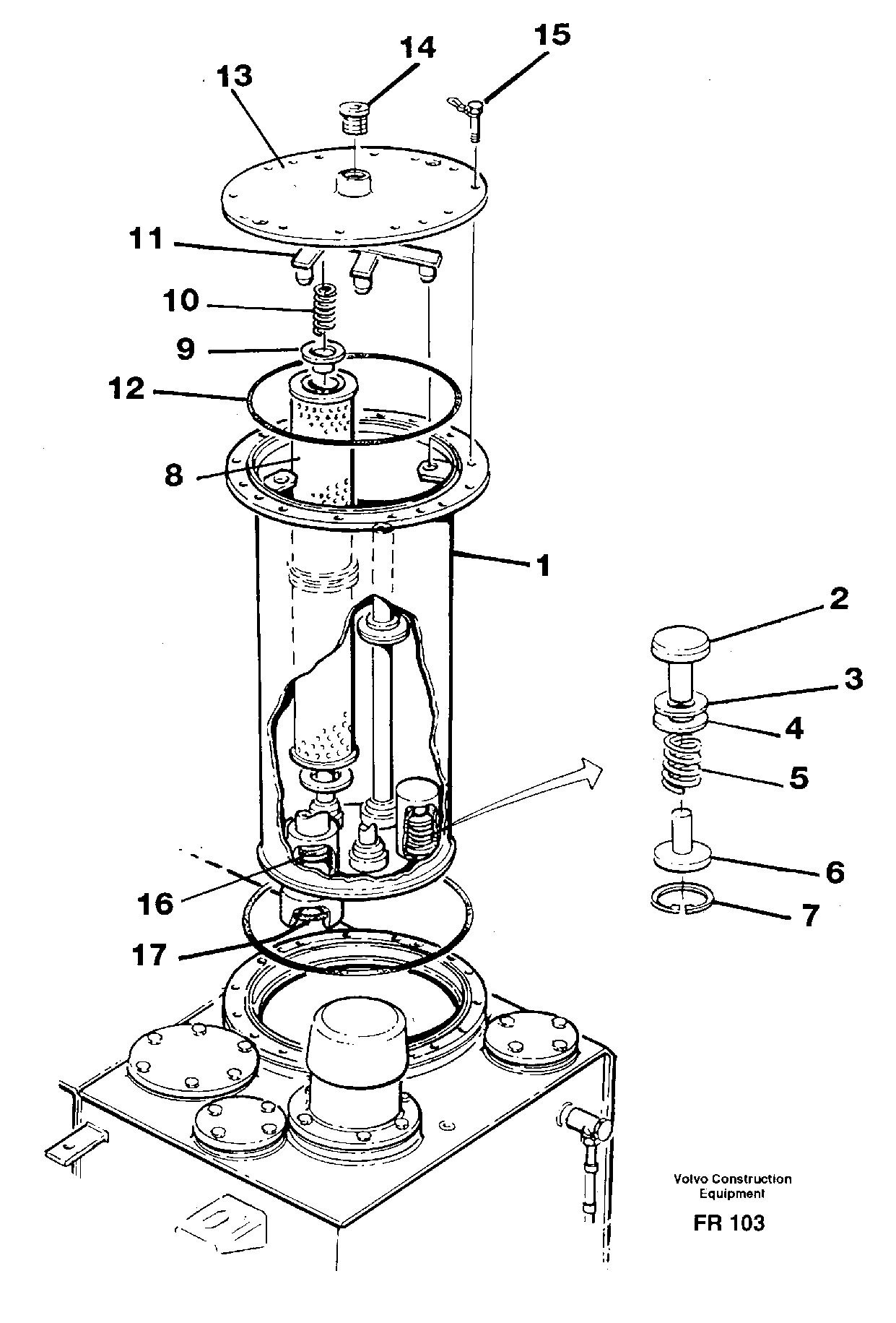 Filter box — volvo parts diagram