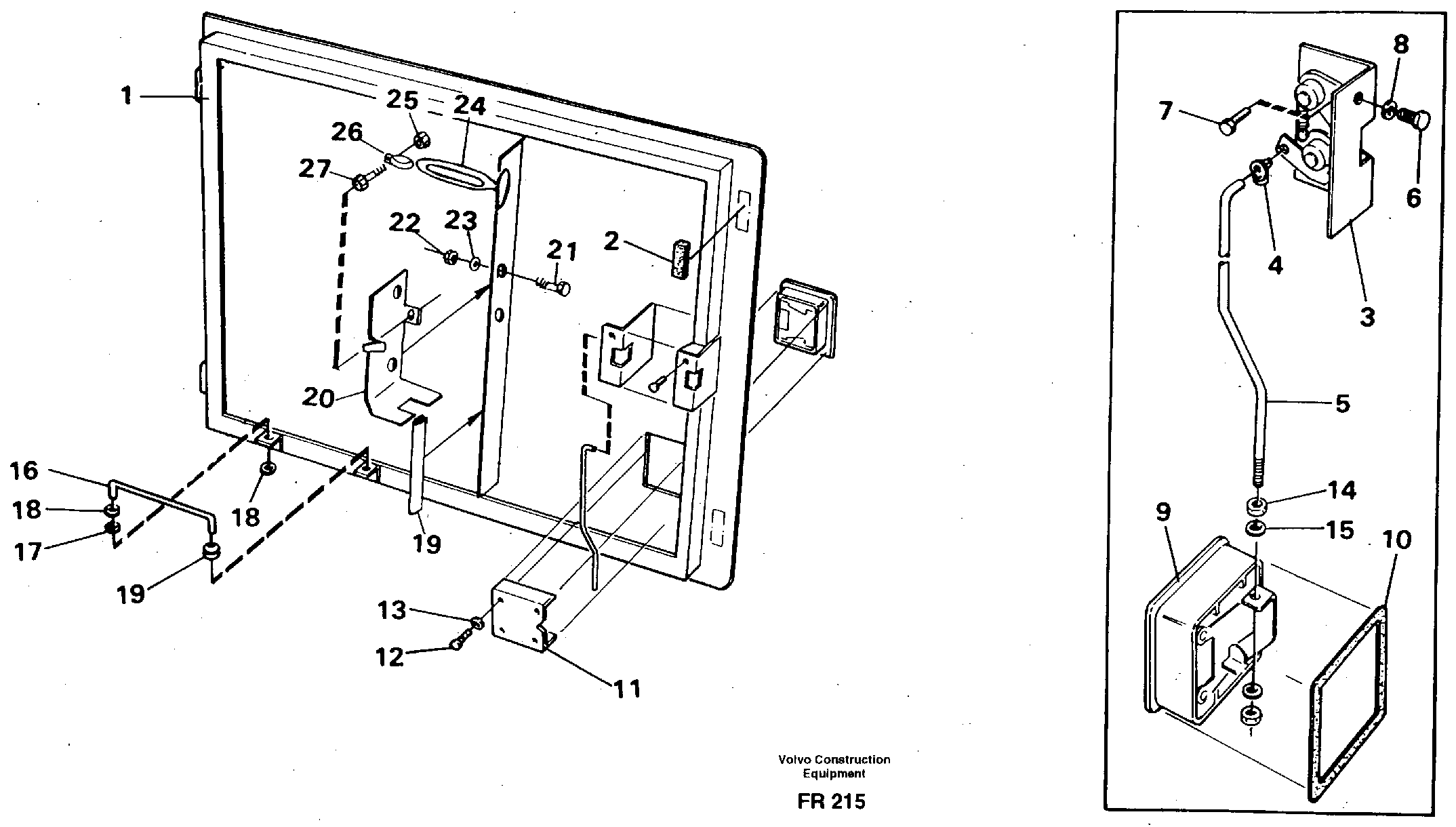 Door Lh — volvo parts diagram
