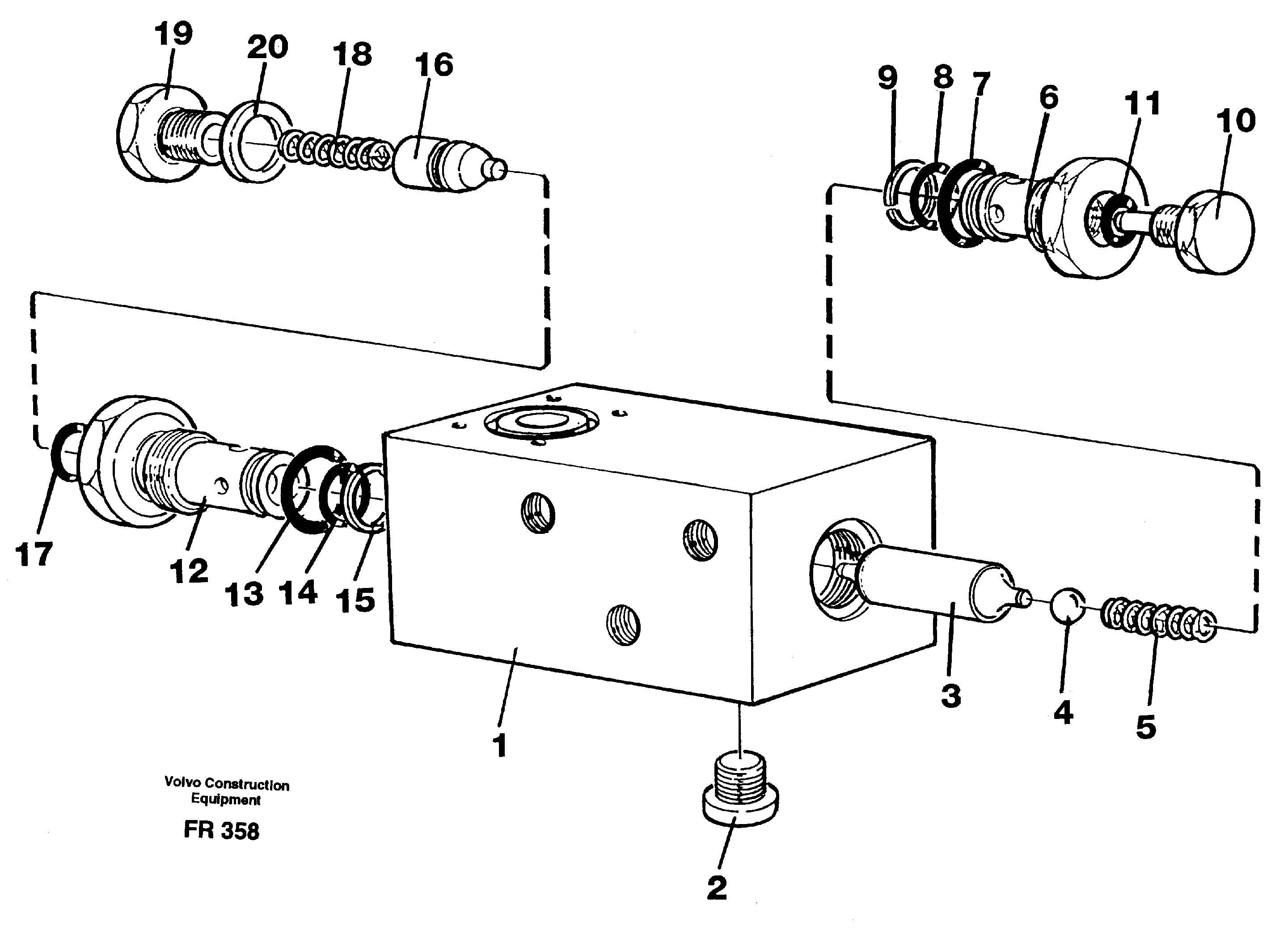 Hydraulic lock — volvo parts diagram