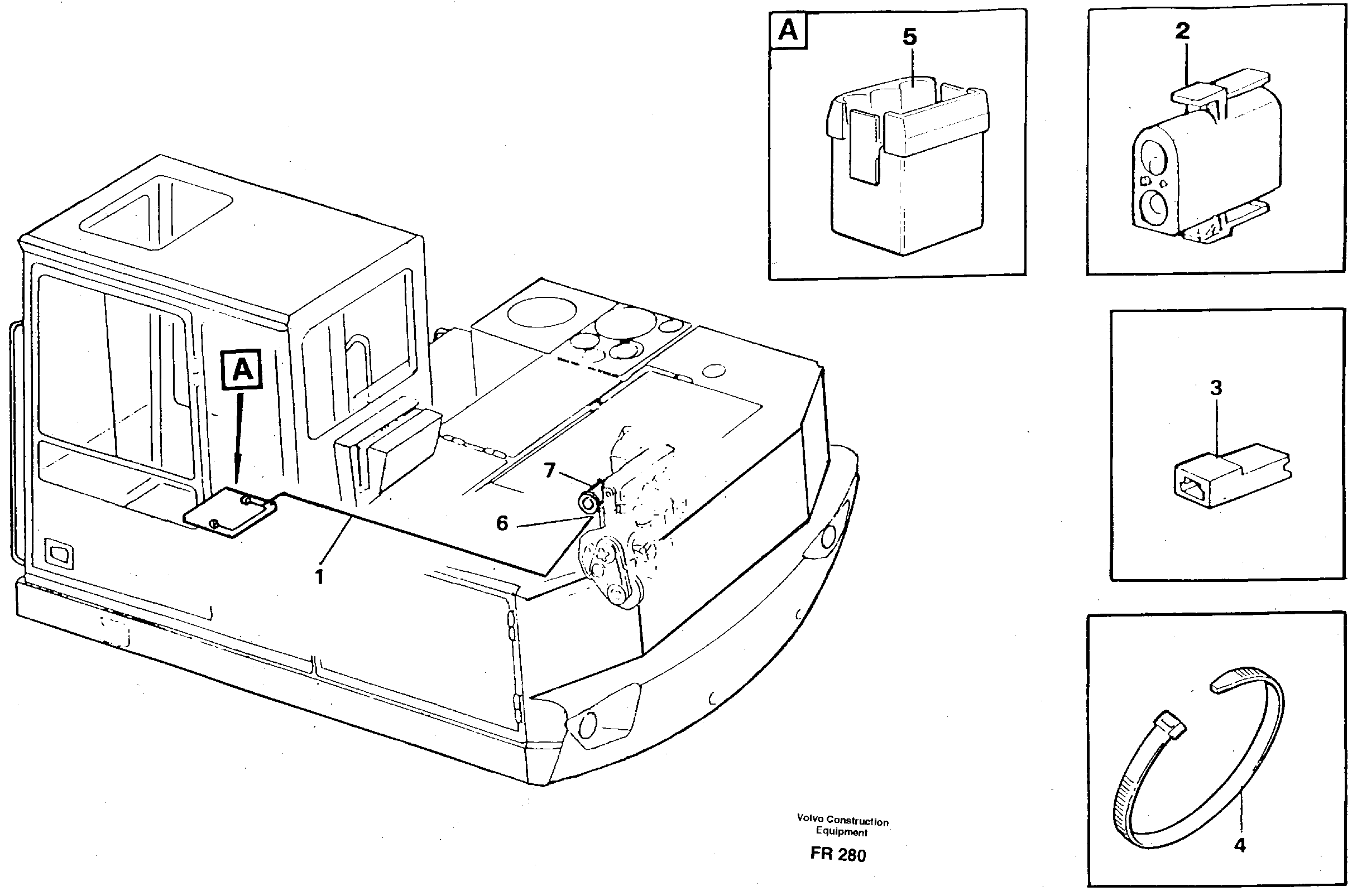 Electric installation for compressor  14261038 — volvo parts diagram