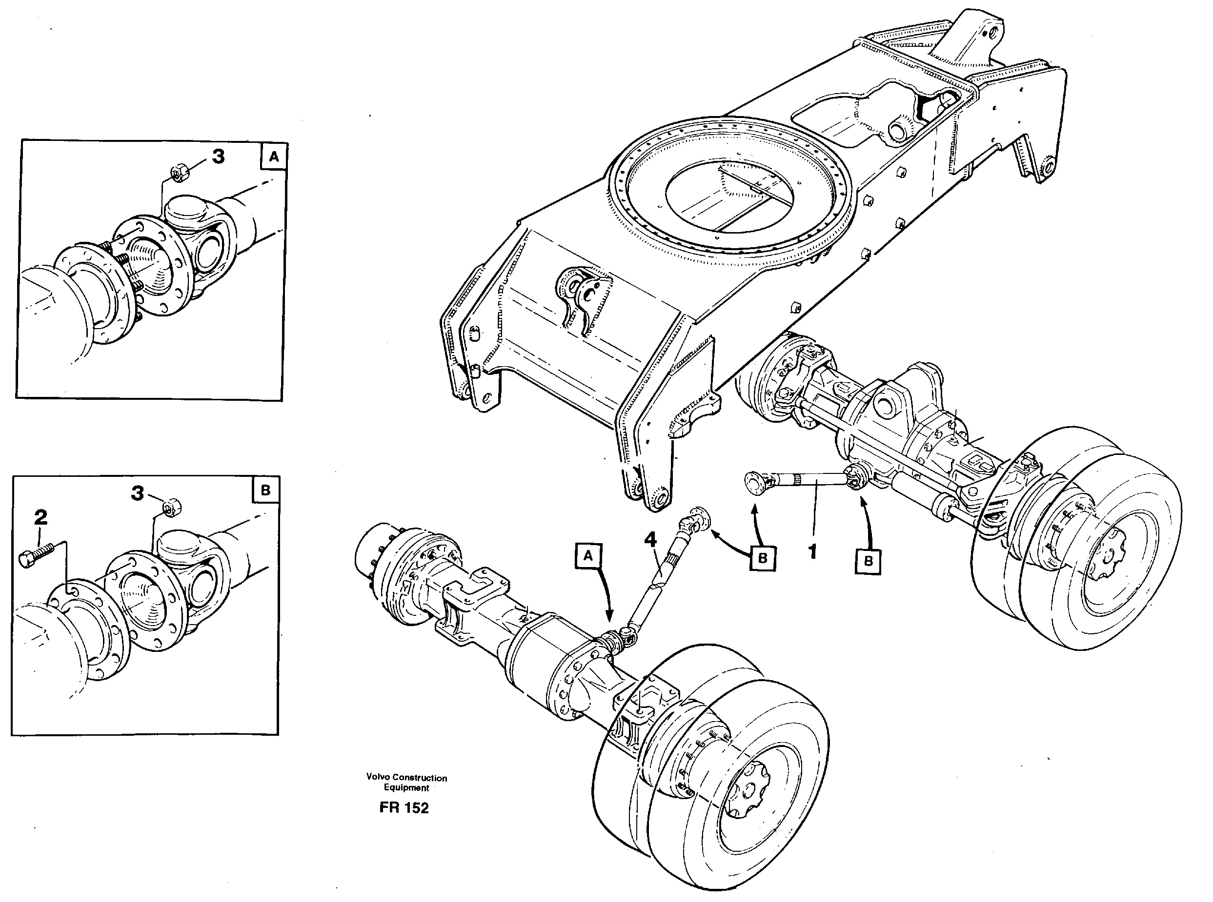 Propeller shafts and assembly — volvo parts diagram