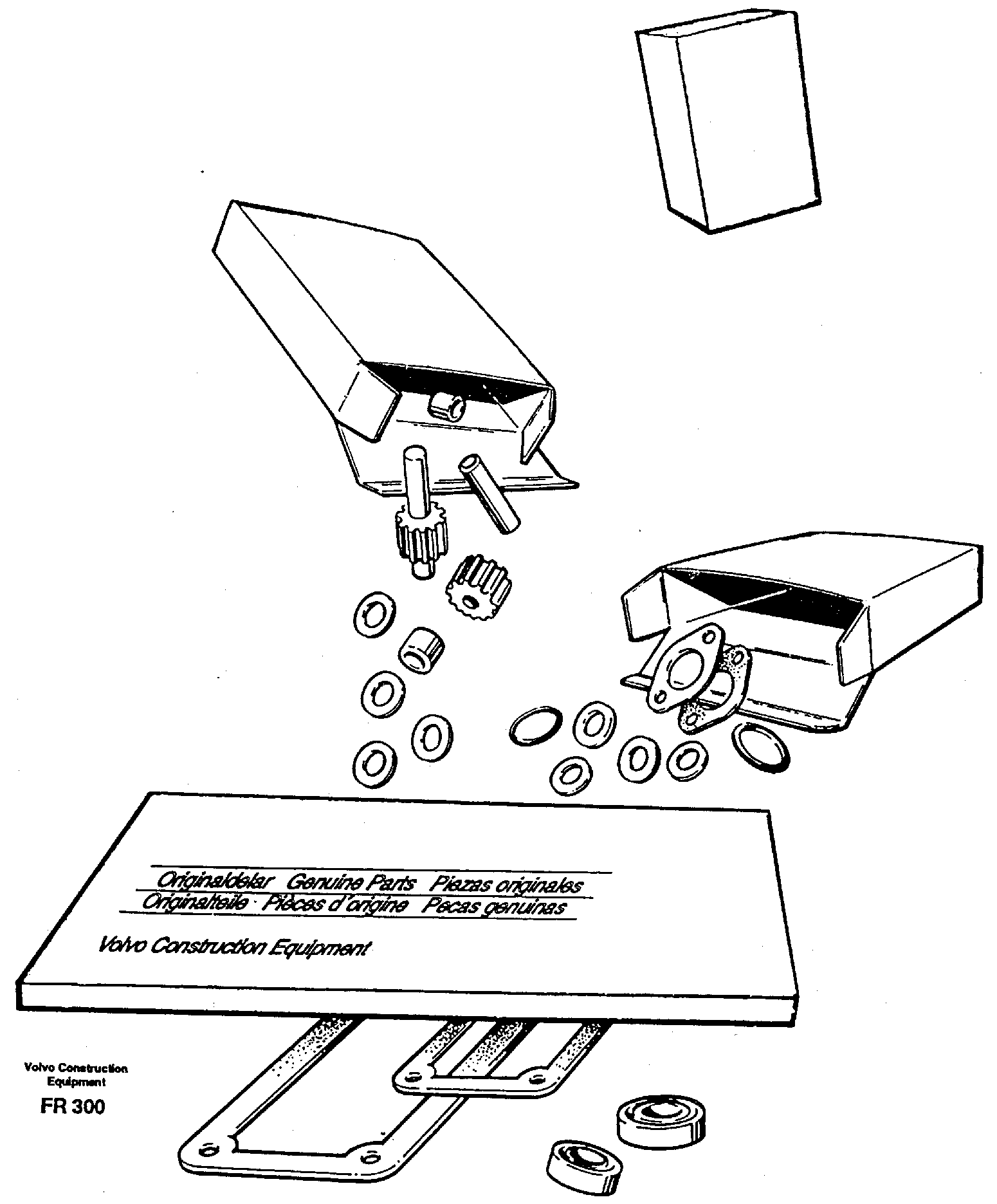 Repair kits for engine — volvo parts diagram