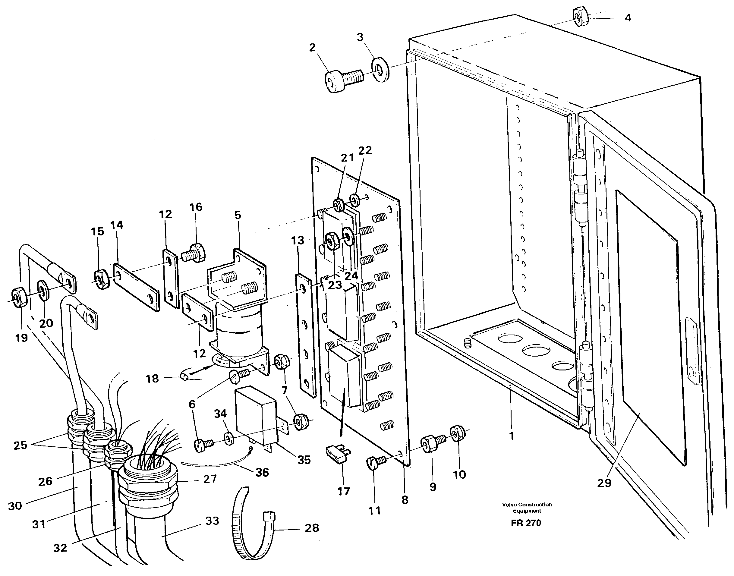 Main fuse box — volvo parts diagram