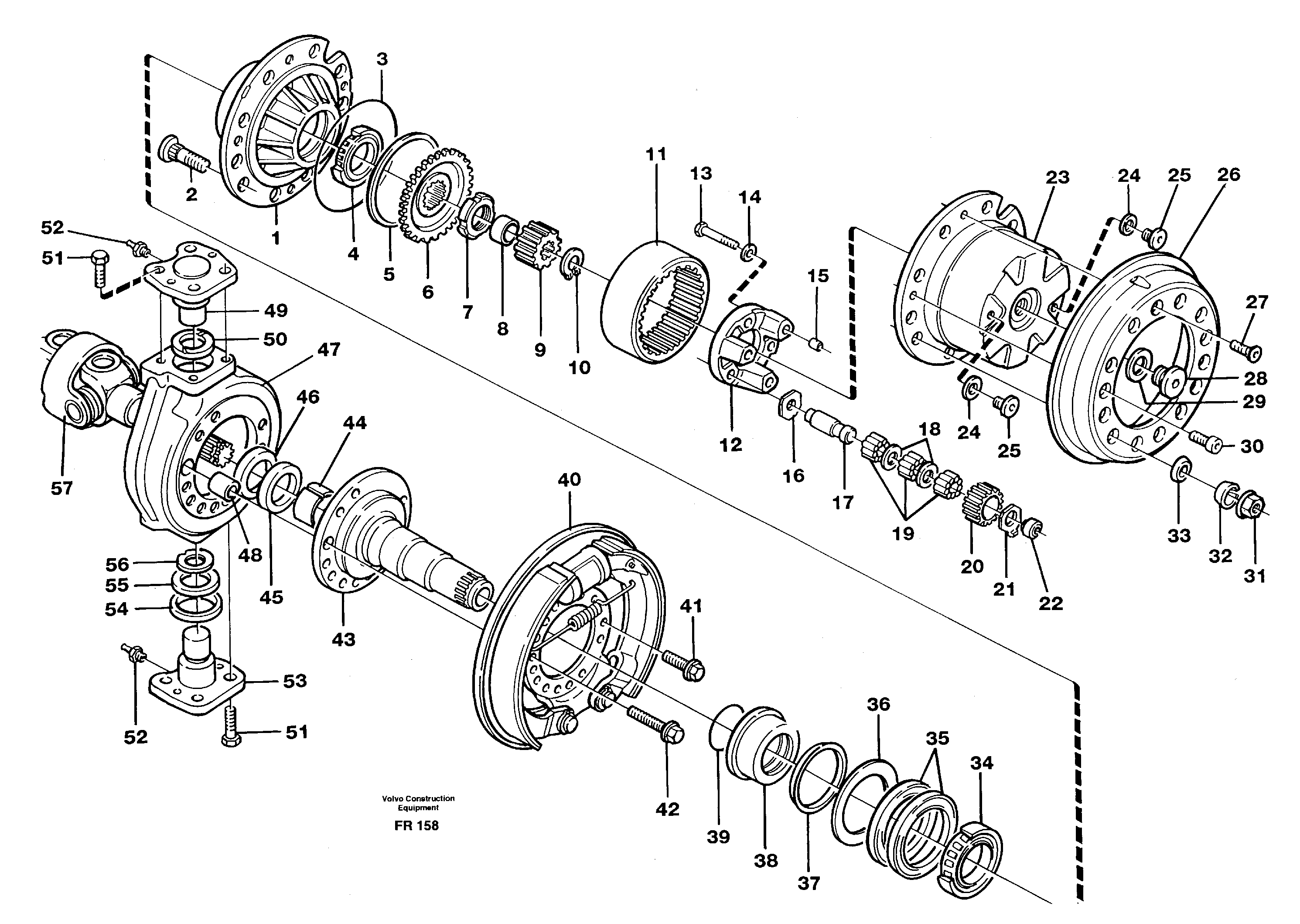 Wheel hub — volvo parts diagram