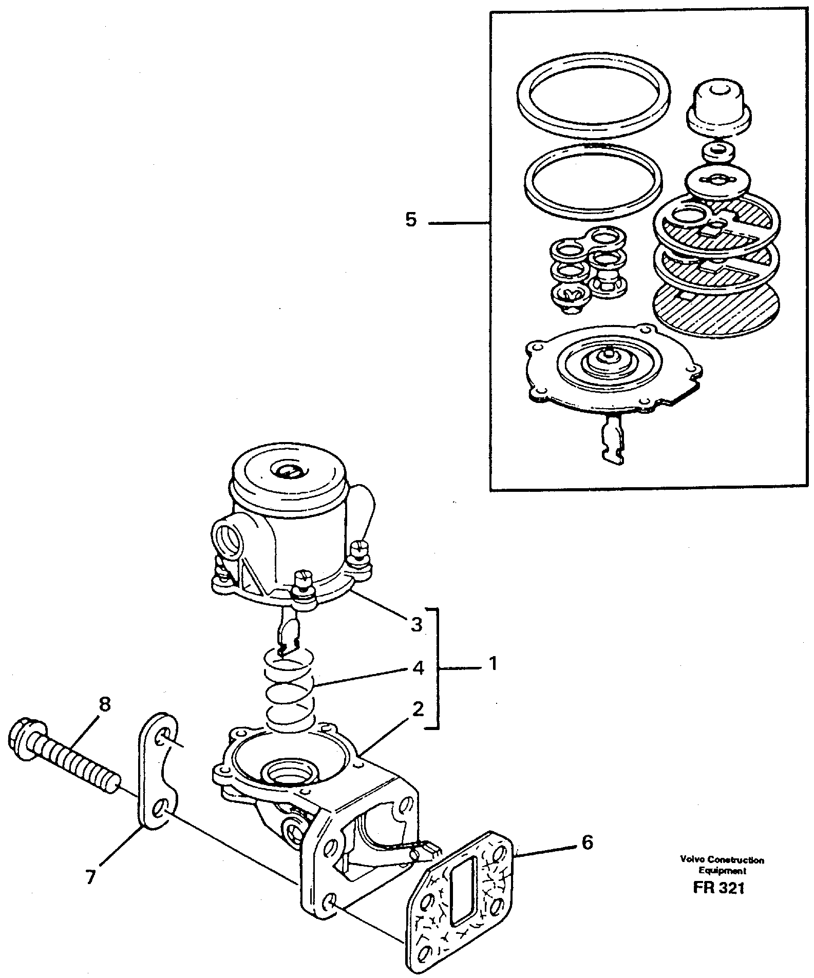 Fuel pump — volvo parts diagram