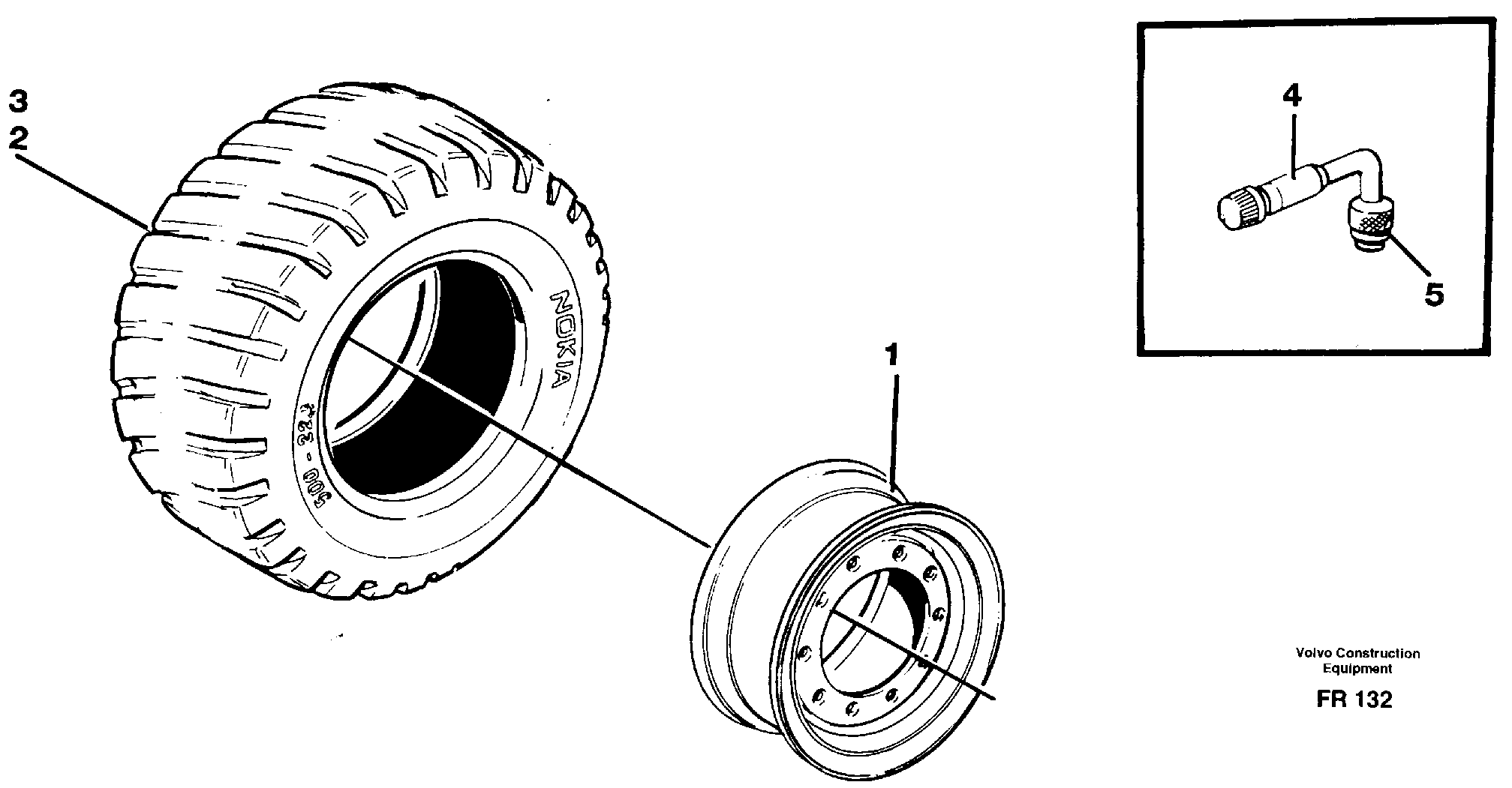 Wheels, wide - base 14251889 14251891 14255208 — volvo parts diagram