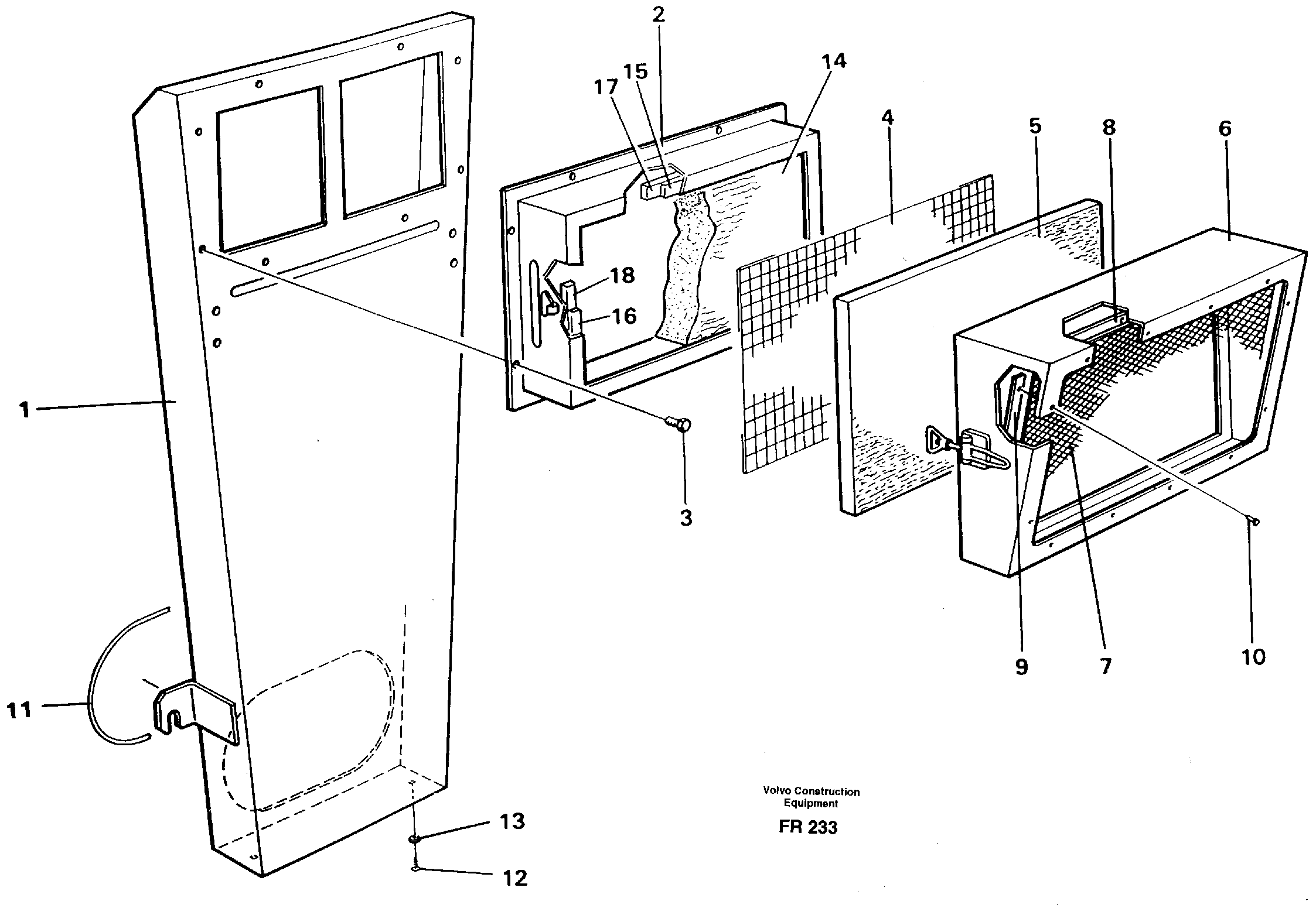 Air inlet — volvo parts diagram