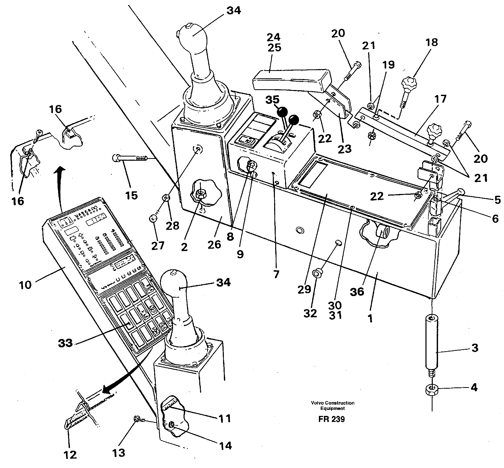 Side panel Rh — volvo parts diagram