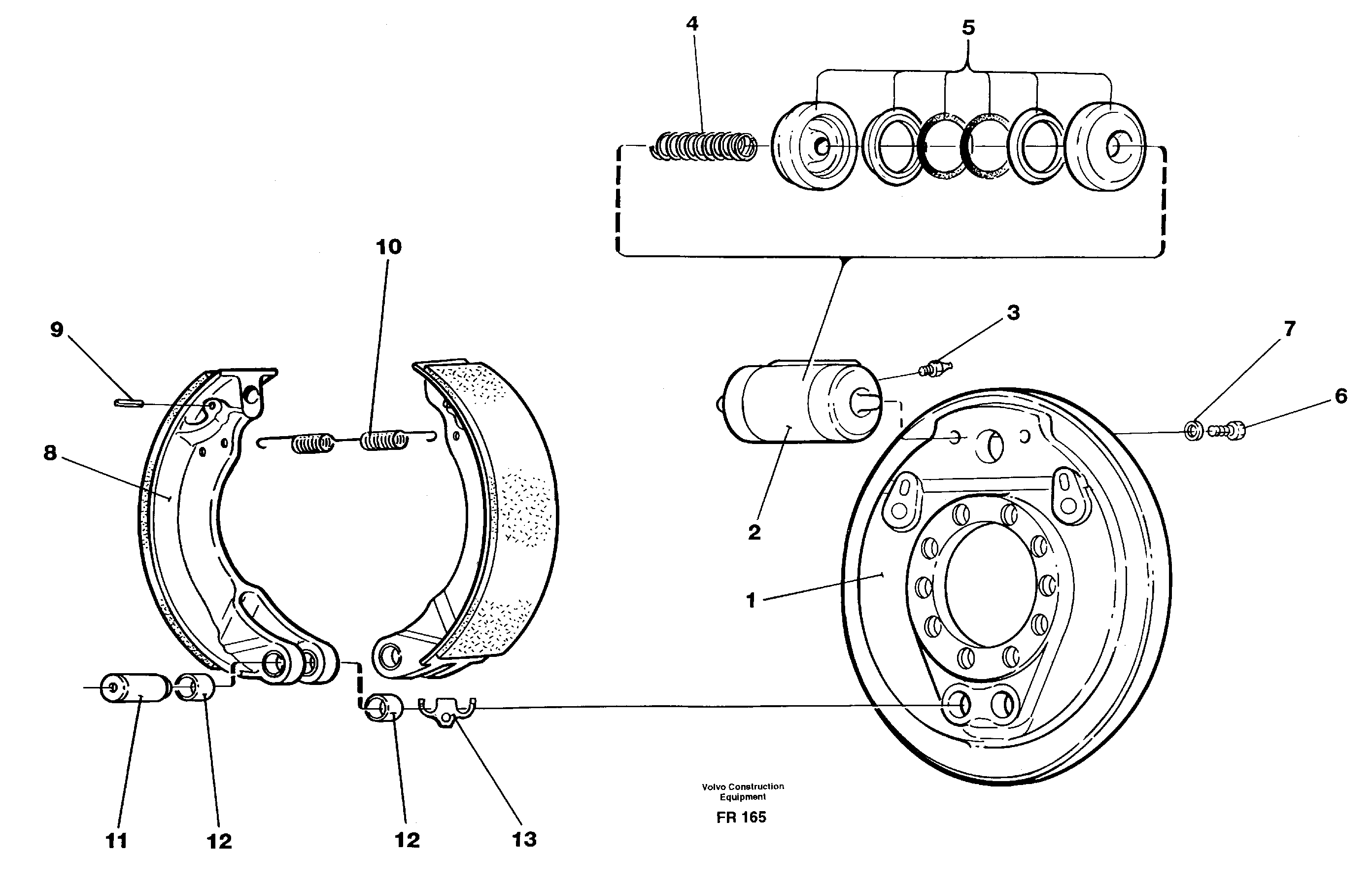 Brake — volvo parts diagram