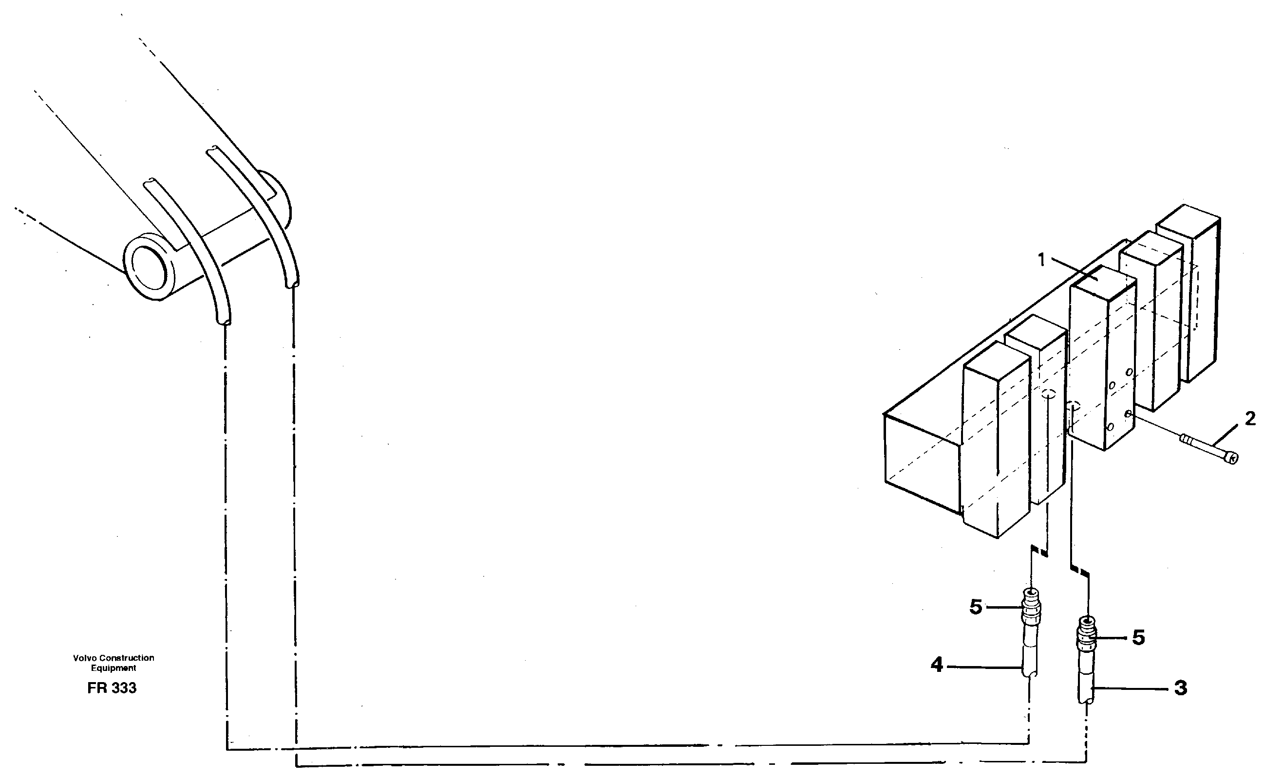 Clamshell equipment in base machine  14259574 — volvo parts diagram
