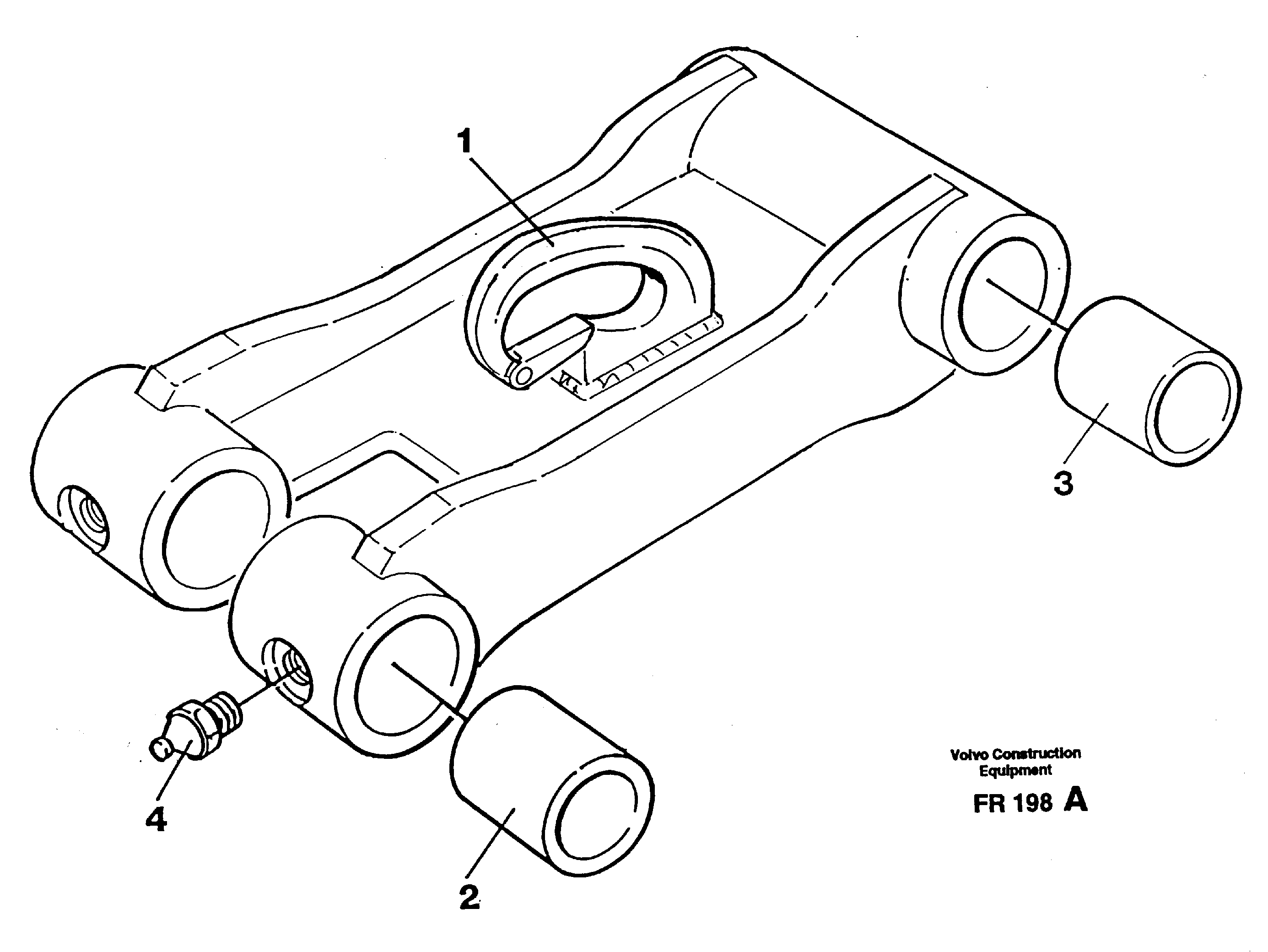Bucket link — volvo parts diagram
