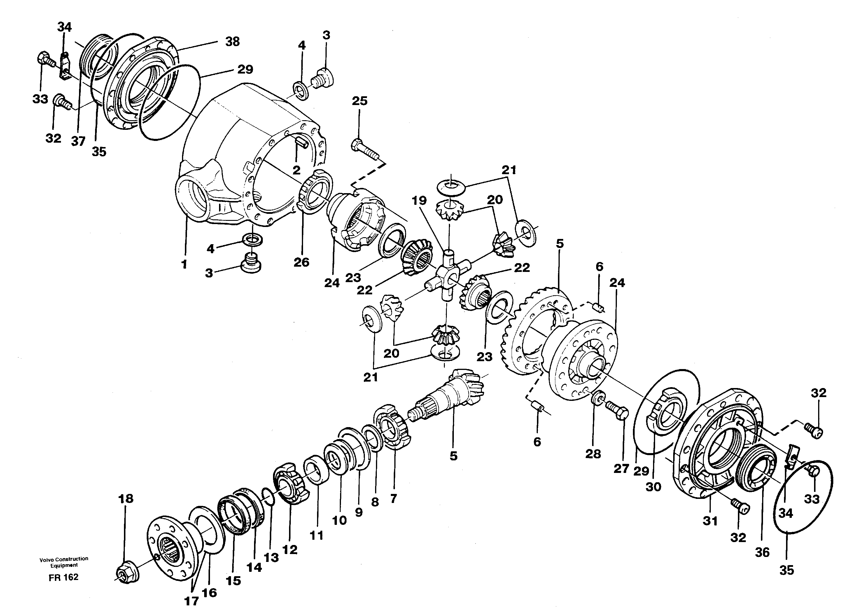 Differential — volvo parts diagram