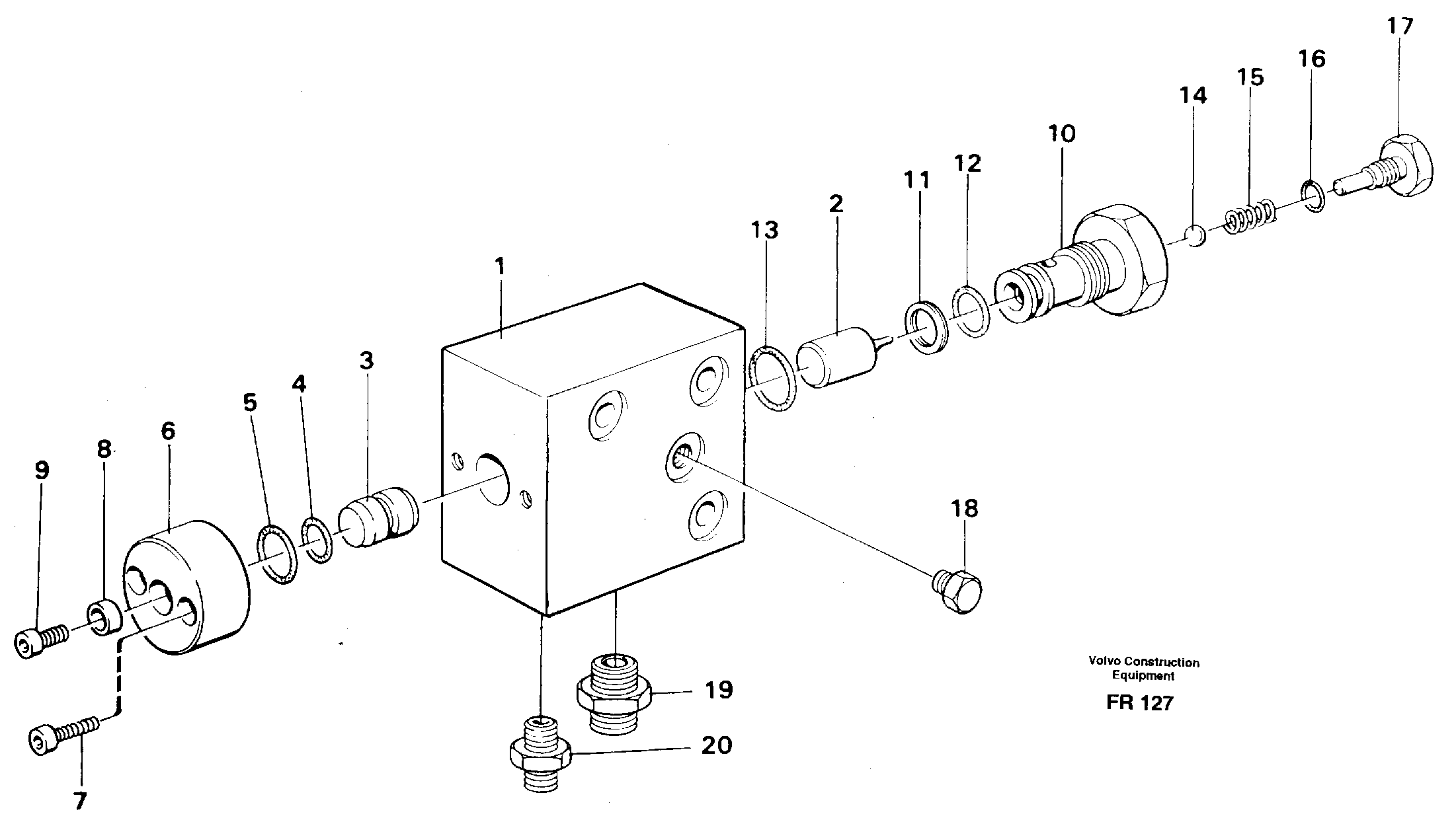 Axle locking system — volvo parts diagram