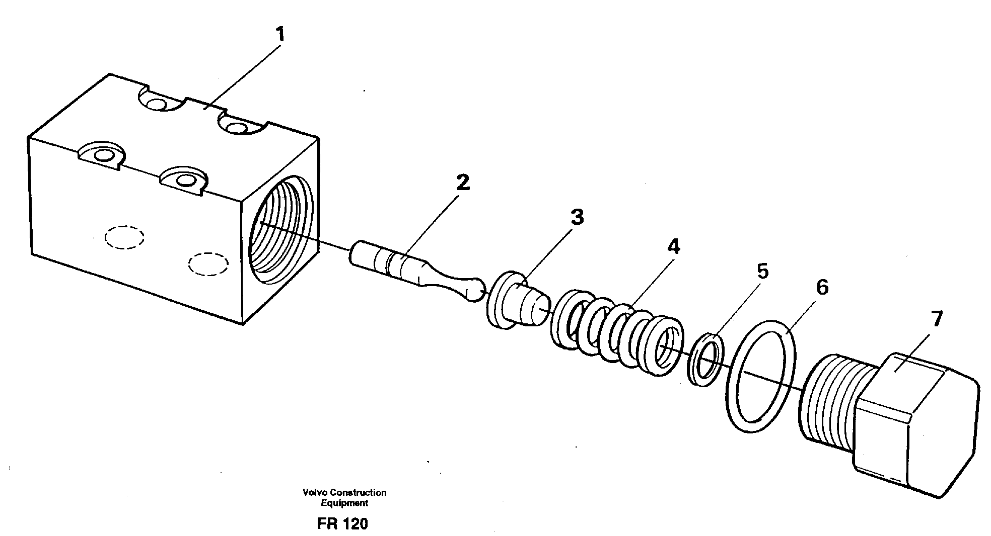 Pressure limiting valve — volvo parts diagram